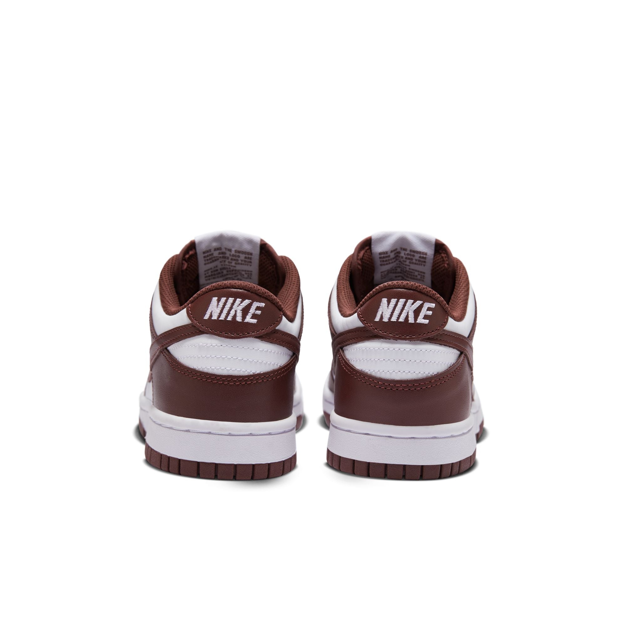 KIDS NIKE DUNK LOW GS (WHITE/REDWOOD/GYM RED)