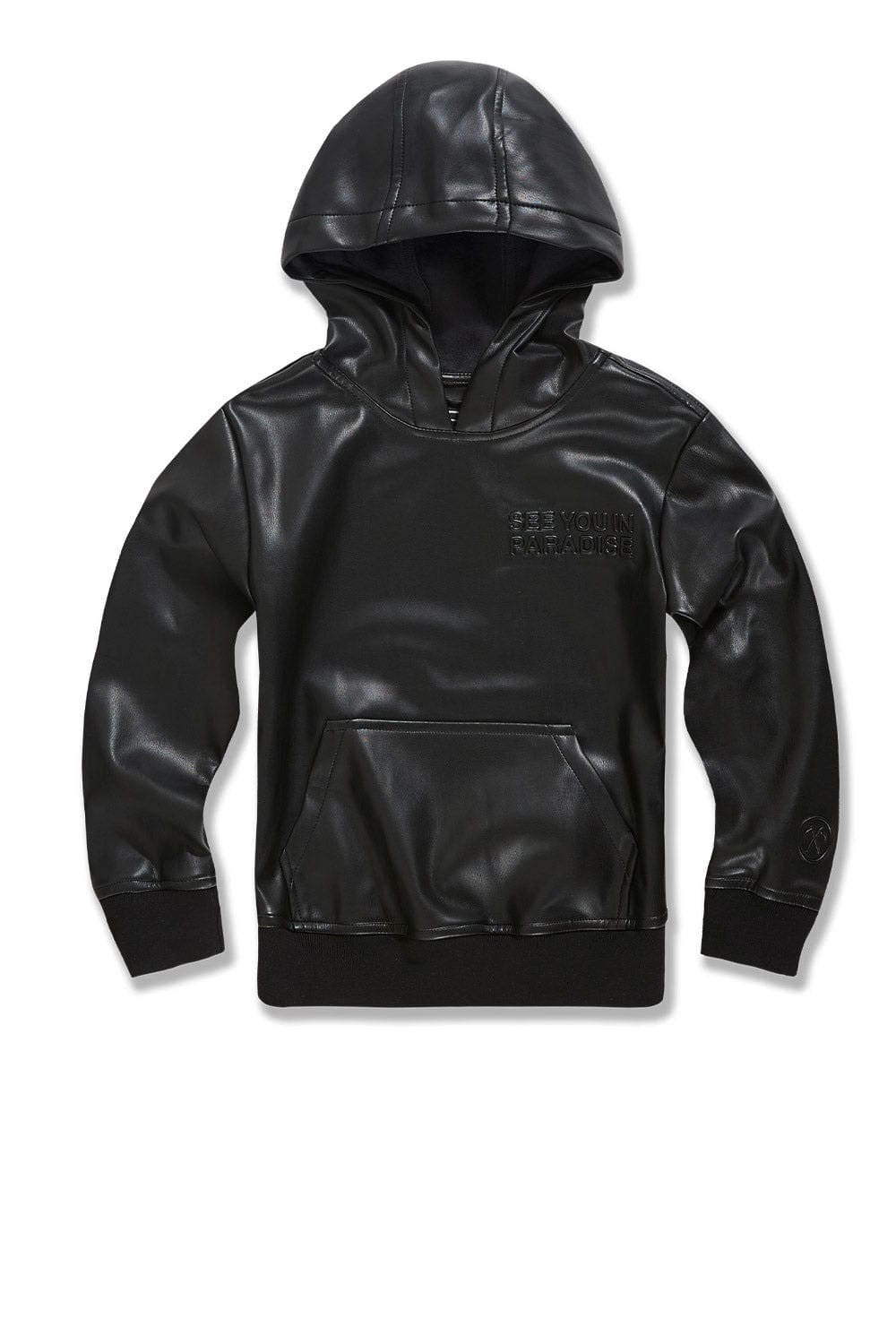 KIDS JORDAN CRAIG THRILLER PULLOVER HOODIE (BLACK)