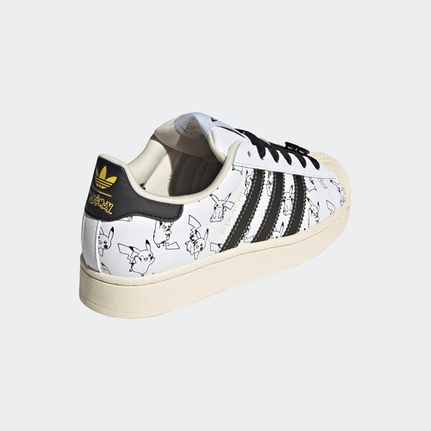 KIDS POKÉMON X ADIDAS SUPERSTAR II J PIKACHU (WHITE/BLACK)