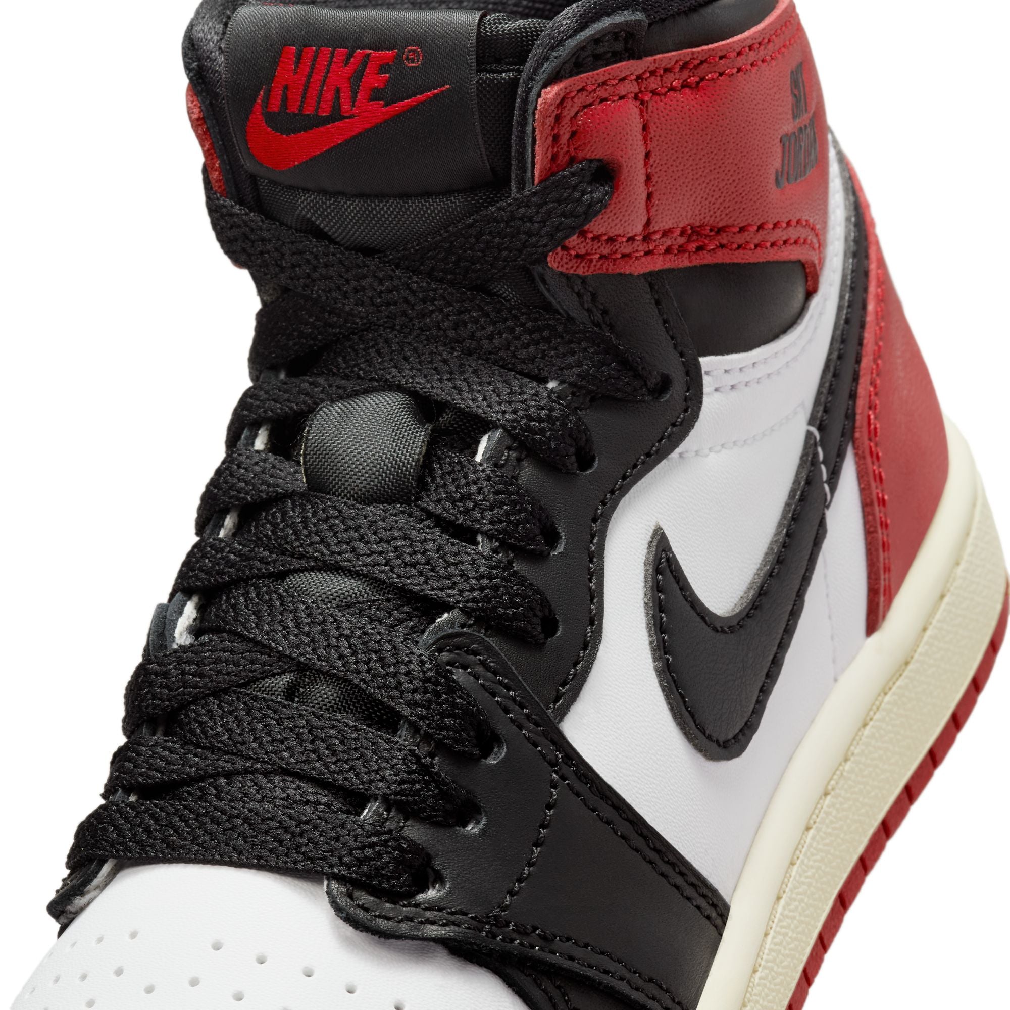 KIDS JORDAN 1 RETRO HIGH OG PS (BLACK TOE REIMAGINED)