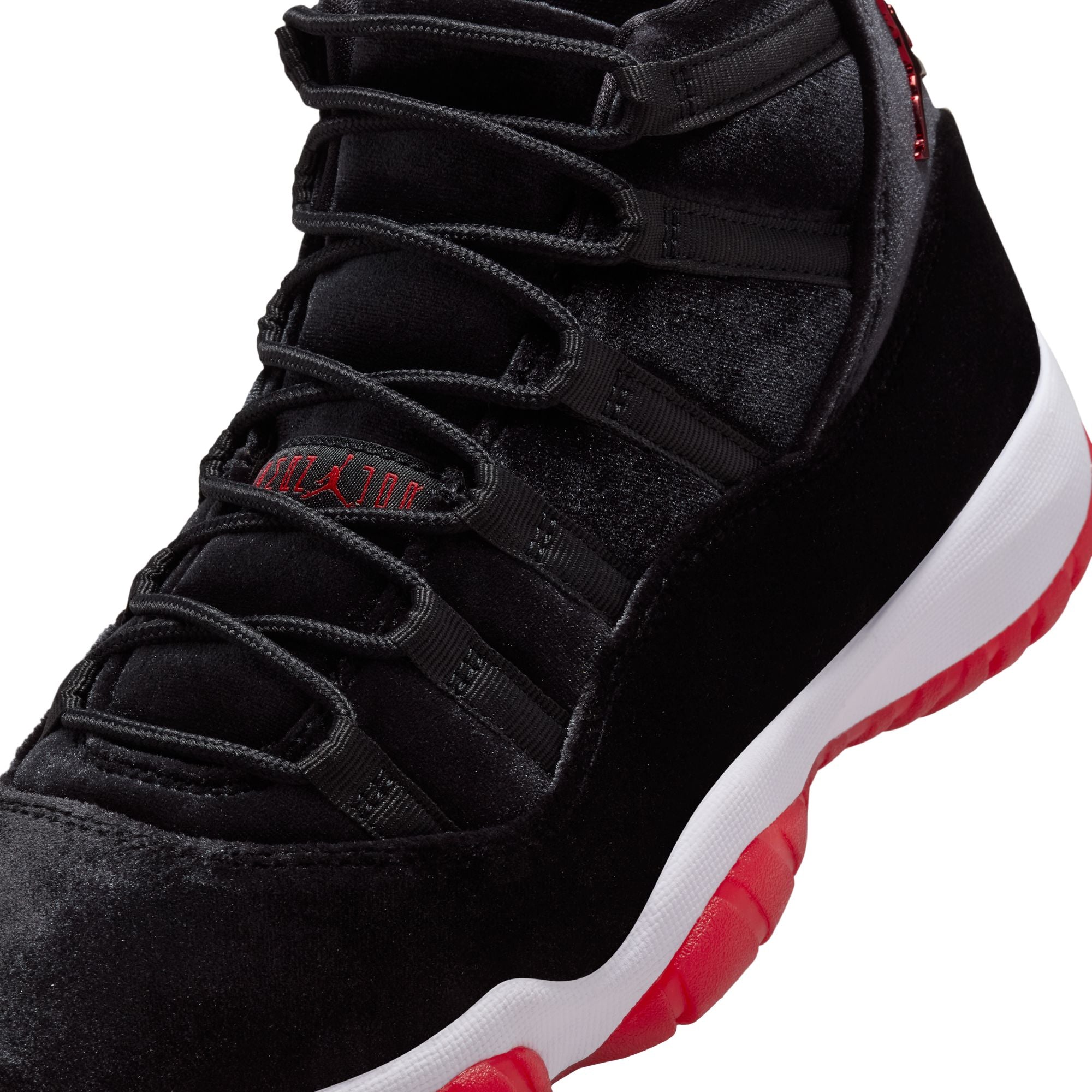 WOMENS AIR JORDAN 11 RETRO (BRED VELVET)