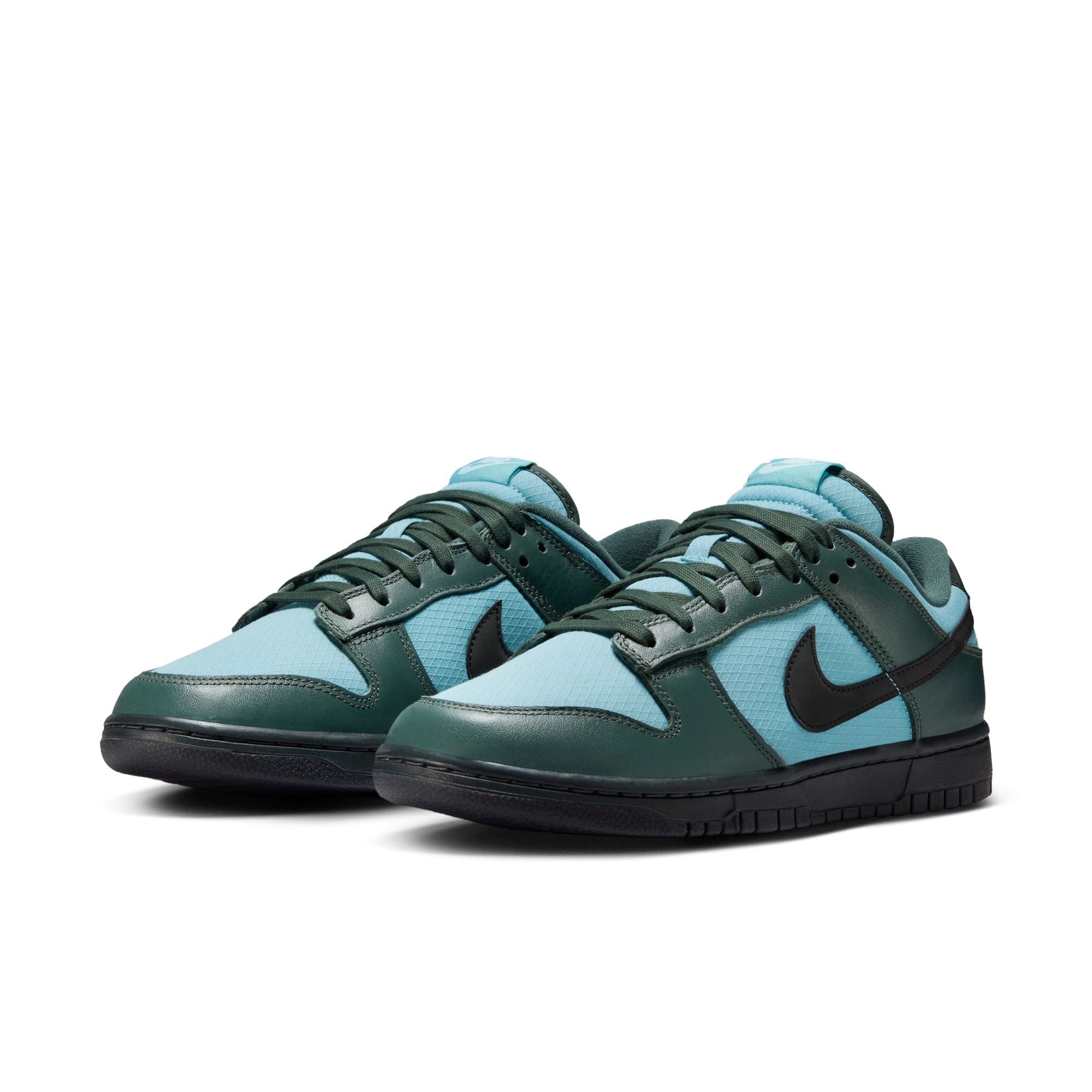 MENS NIKE DUNK LOW RETRO SE (VINTAGE GREEN/BLACK/DENIM TURQ)