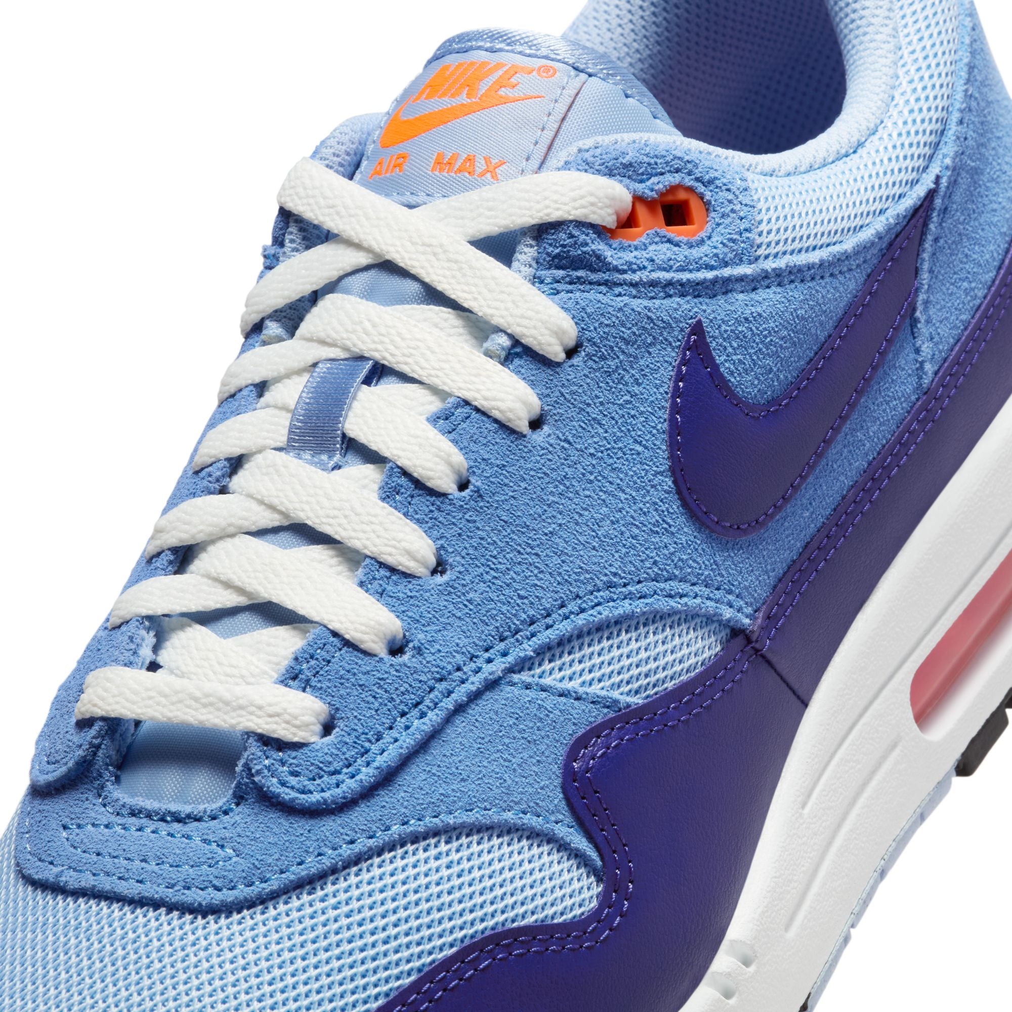 MENS NIKE AIR MAX 1 ESSENTIAL (PSYCHIC BLUE/DEEP ROYAL BLUE/HYPER PINK)