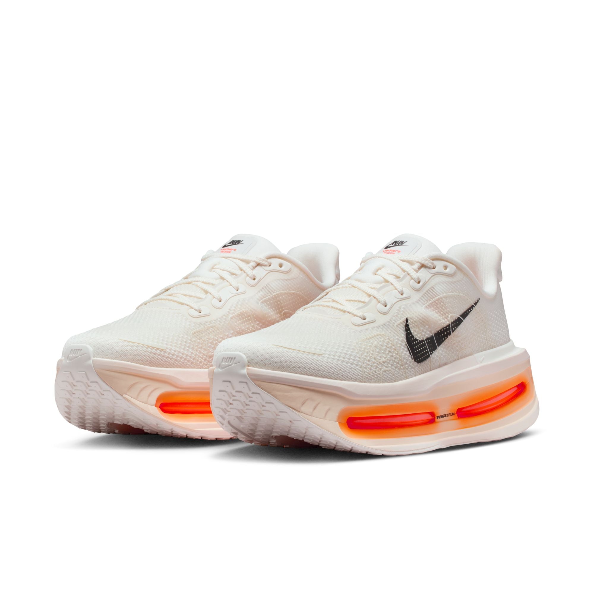 MENS NIKE VOMERO PREMIUM (SAIL/BLACK/COCONUT MILK/TOTAL ORANGE)