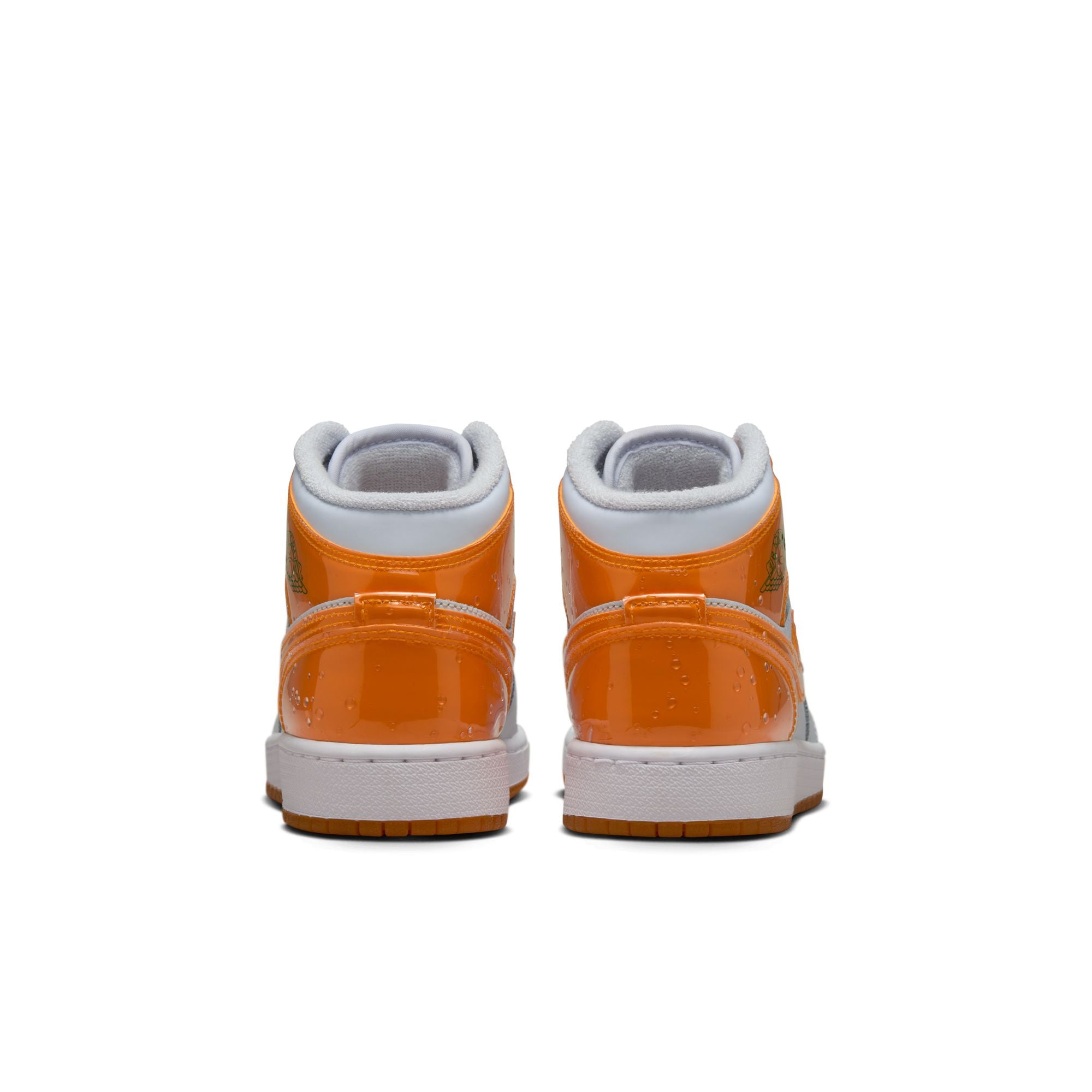 KIDS AIR JORDAN 1 MID SE GS (ORANGE PEEL)