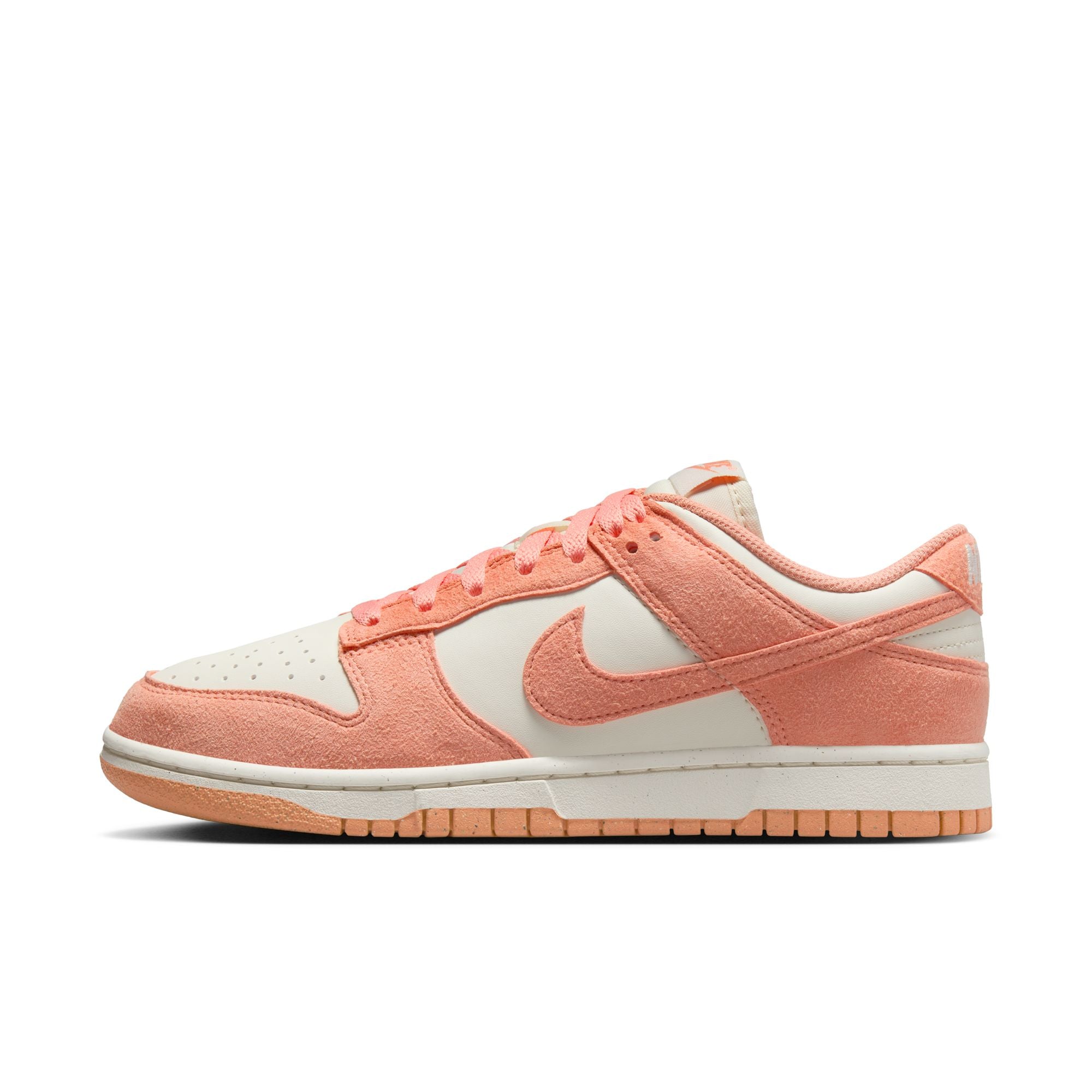 WOMENS NIKE DUNK LOW NEXT NATURE (SOFT PEARL/APRICOT AGATE/WHITE)