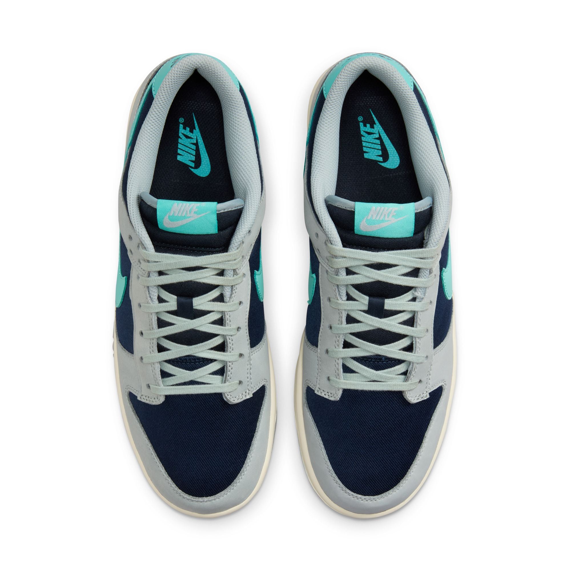 MENS NIKE DUNK LOW RETRO PREMIUM (DARK OBSIDIAN/GREEN FROST)