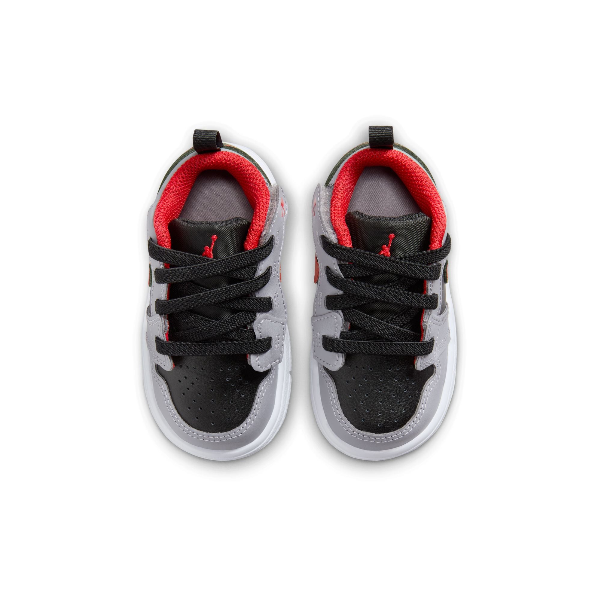 KIDS JORDAN 1 LOW ALT TD (BLACK/FIRE RED)