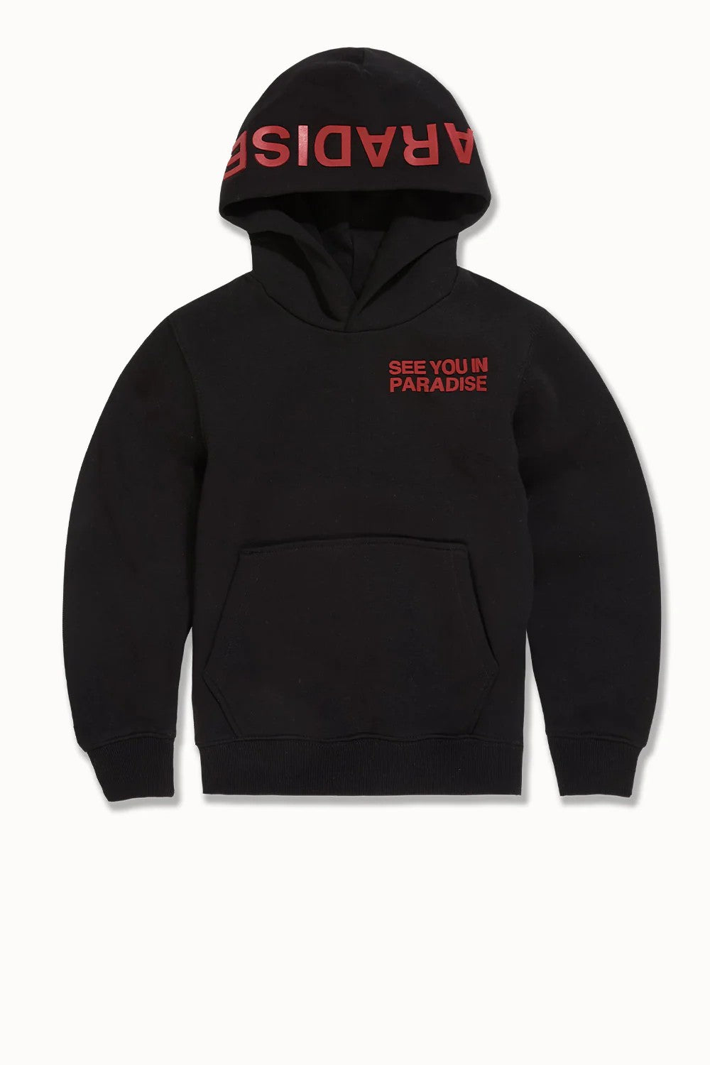 KIDS JORDAN CRAIG SYIP TONAL PULLOVER HOODIE (CRIMSON)