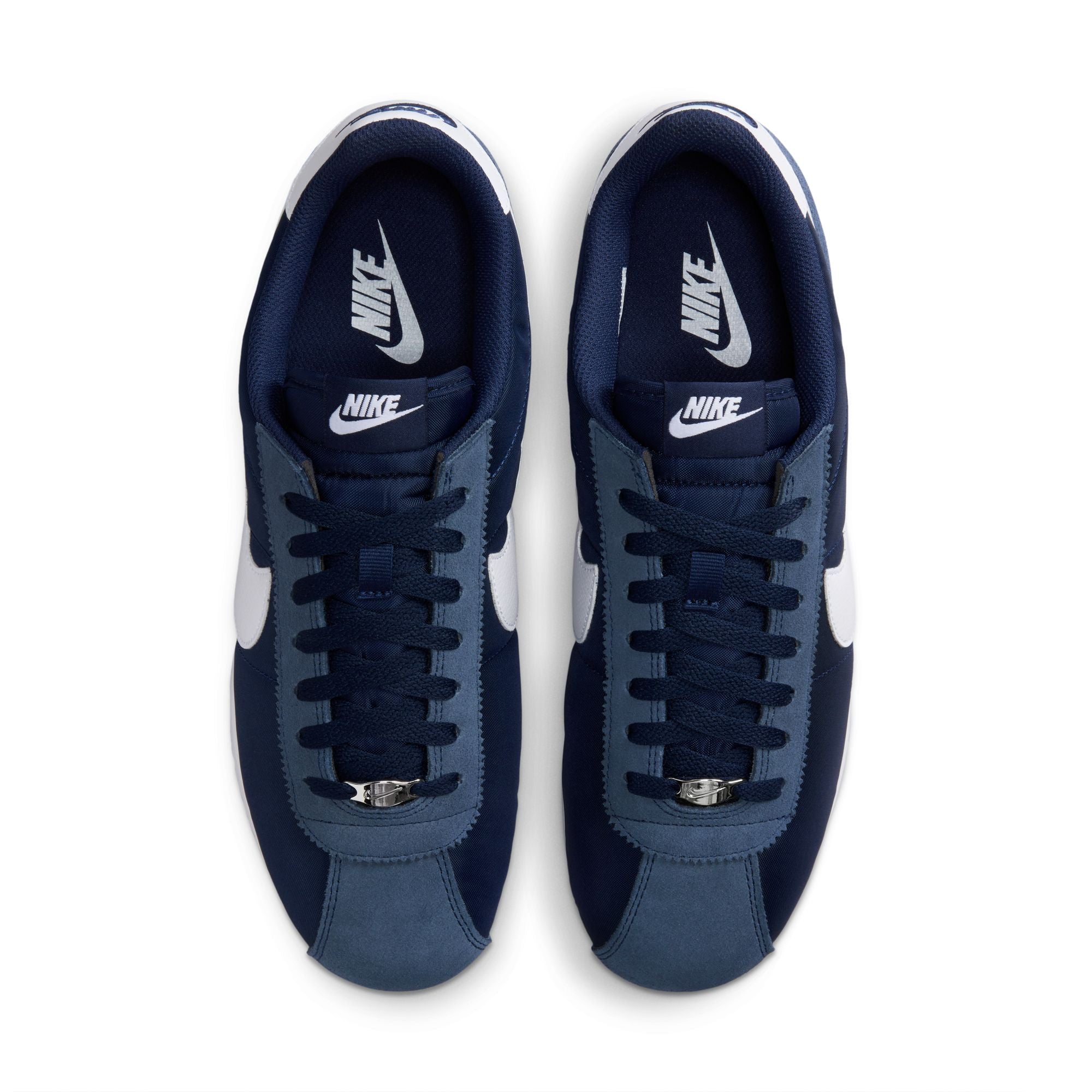 MENS NIKE CORTEZ TXT (MIDNIGHT NAVY/WHITE)