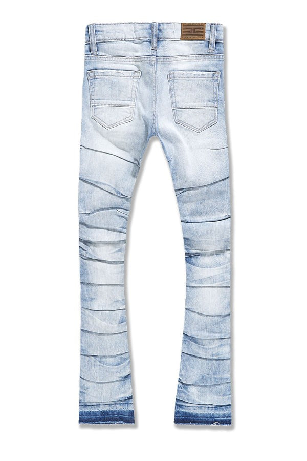 KIDS JORDAN CRAIG Ripple Effect STACKED Denim (SKY BLUE)