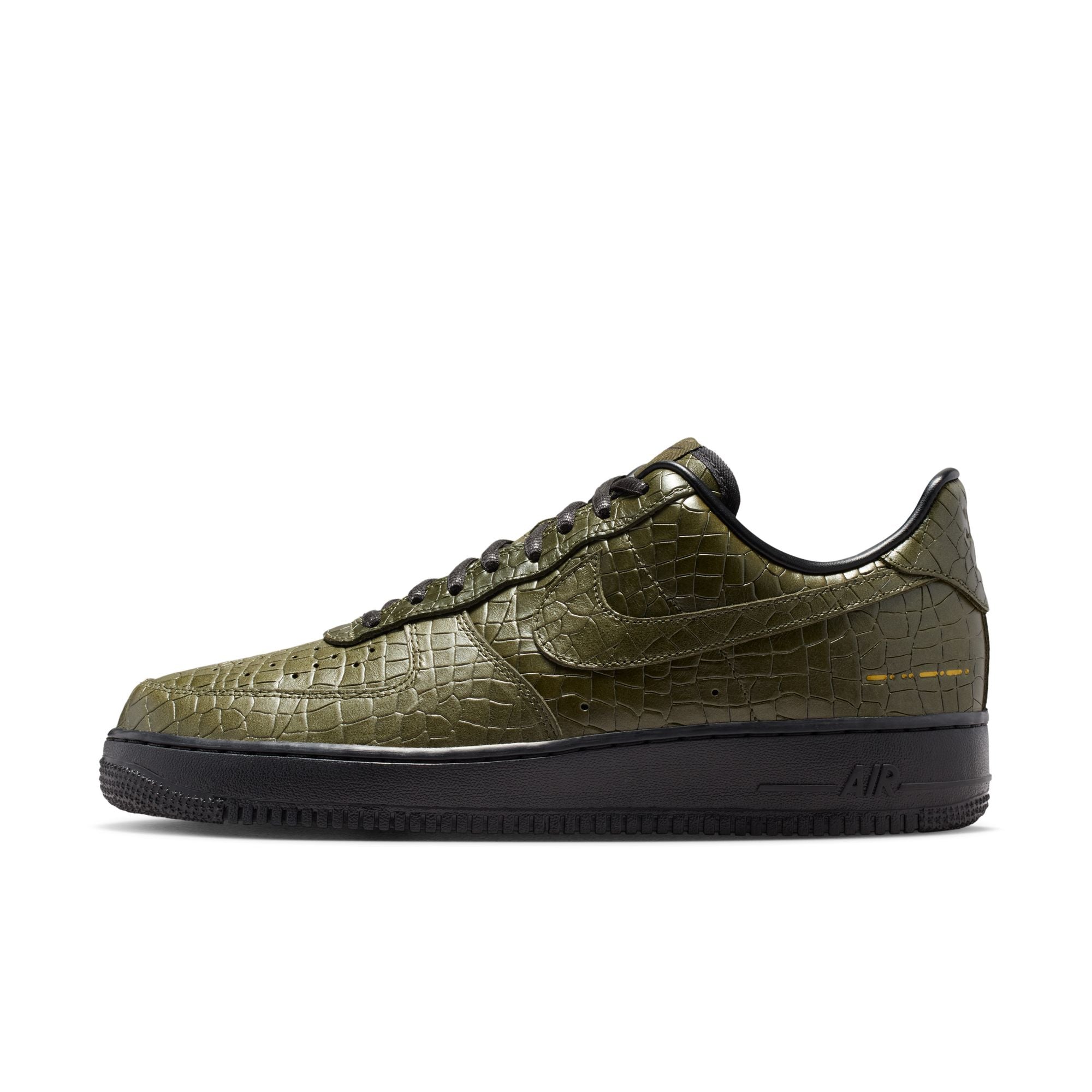 MENS NIKE AIR FORCE 1 '07 PRM (CARGO KHAKI CROC)