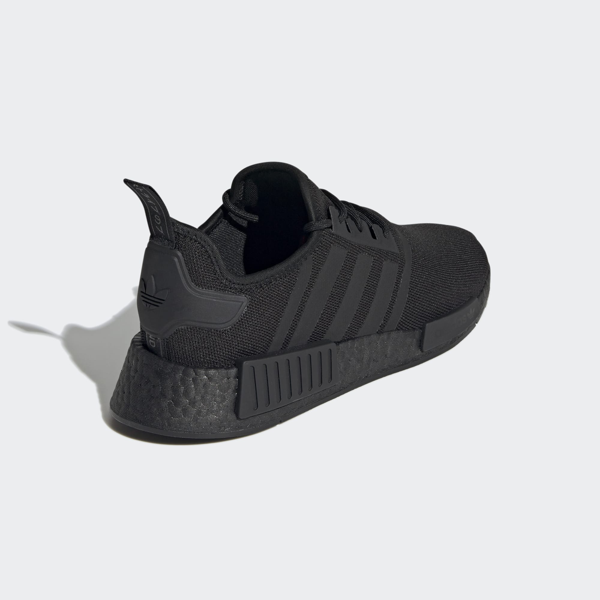 MENS ADIDAS NMD_R1 PRIME BLUE (TRIPLE BLACK)