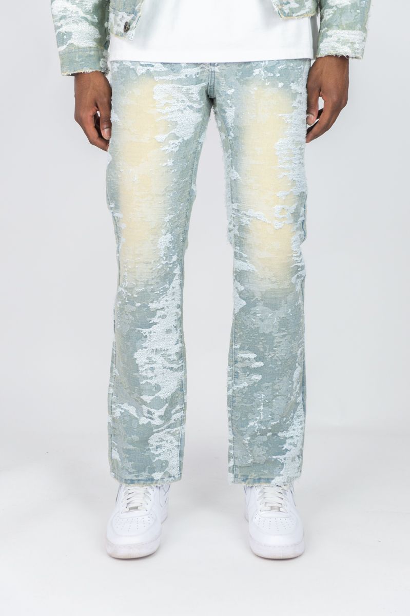 MENS R3BEL DENIM DENIM JACQUARD PANT (VINTAGE)