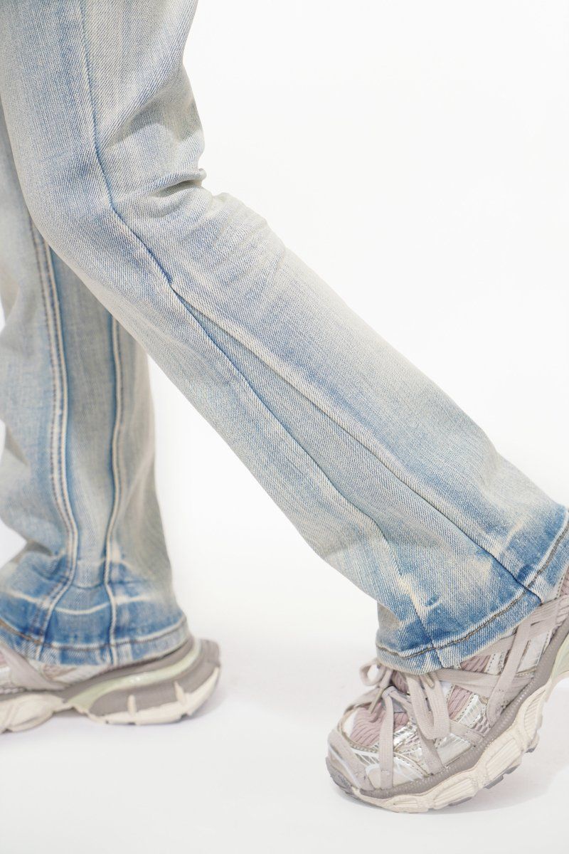 KIDS VALABASAS JR.STACKED JEAN (LIGHT WASH)