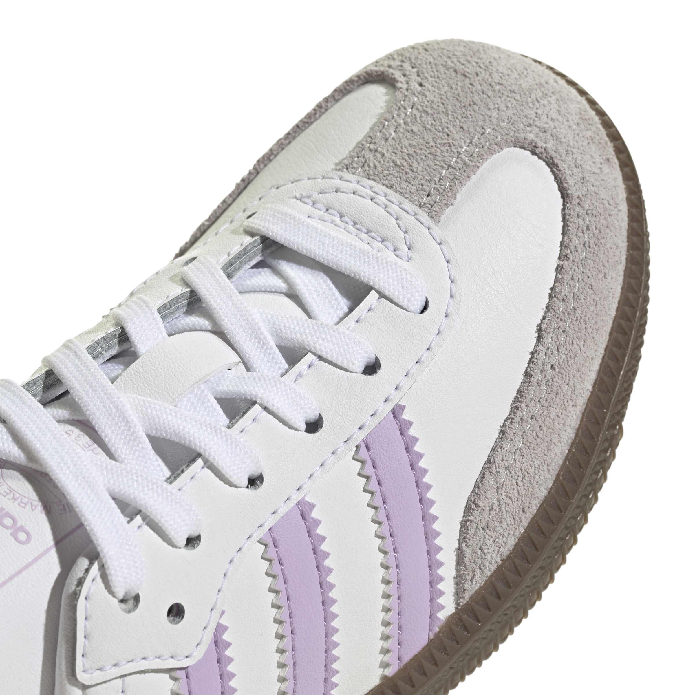 KIDS ADIDAS SAMBA C (WHITE/POWPLU/GUM)