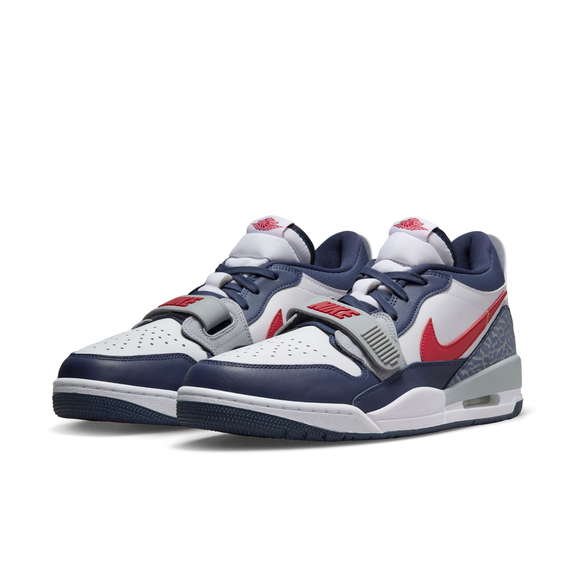 MENS AIR JORDAN LEGACY 312 LOW (WHITE/VARSITY RED/MIDNIGHT NAVY)