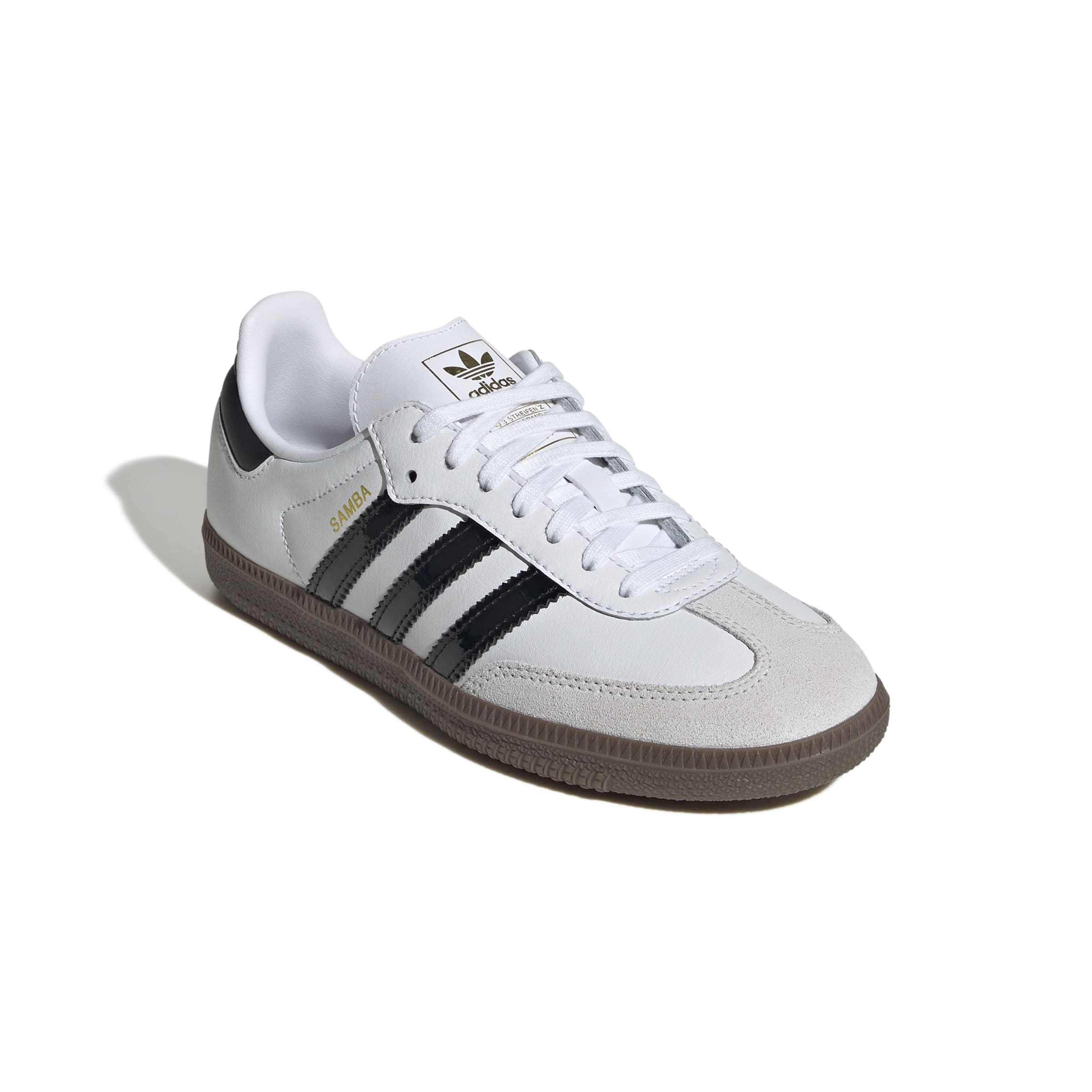 KIDS ADIDAS SAMBA OG J (CLOUD WHITE / CORE BLACK / GUM)