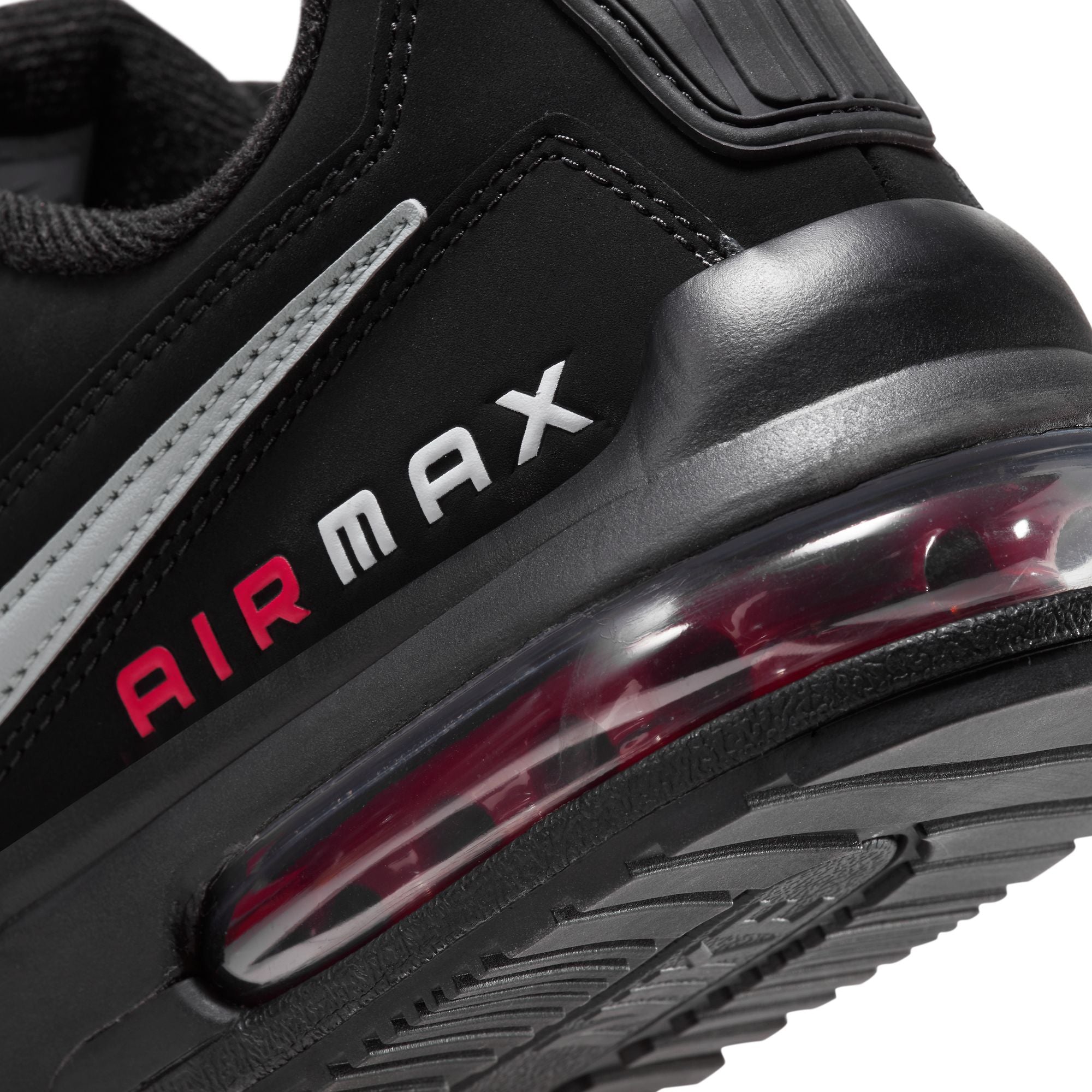 MENS NIKE AIR MAX LTD 3 (BLACK/LT SMOKE GREY/UNIVERSITY RED)