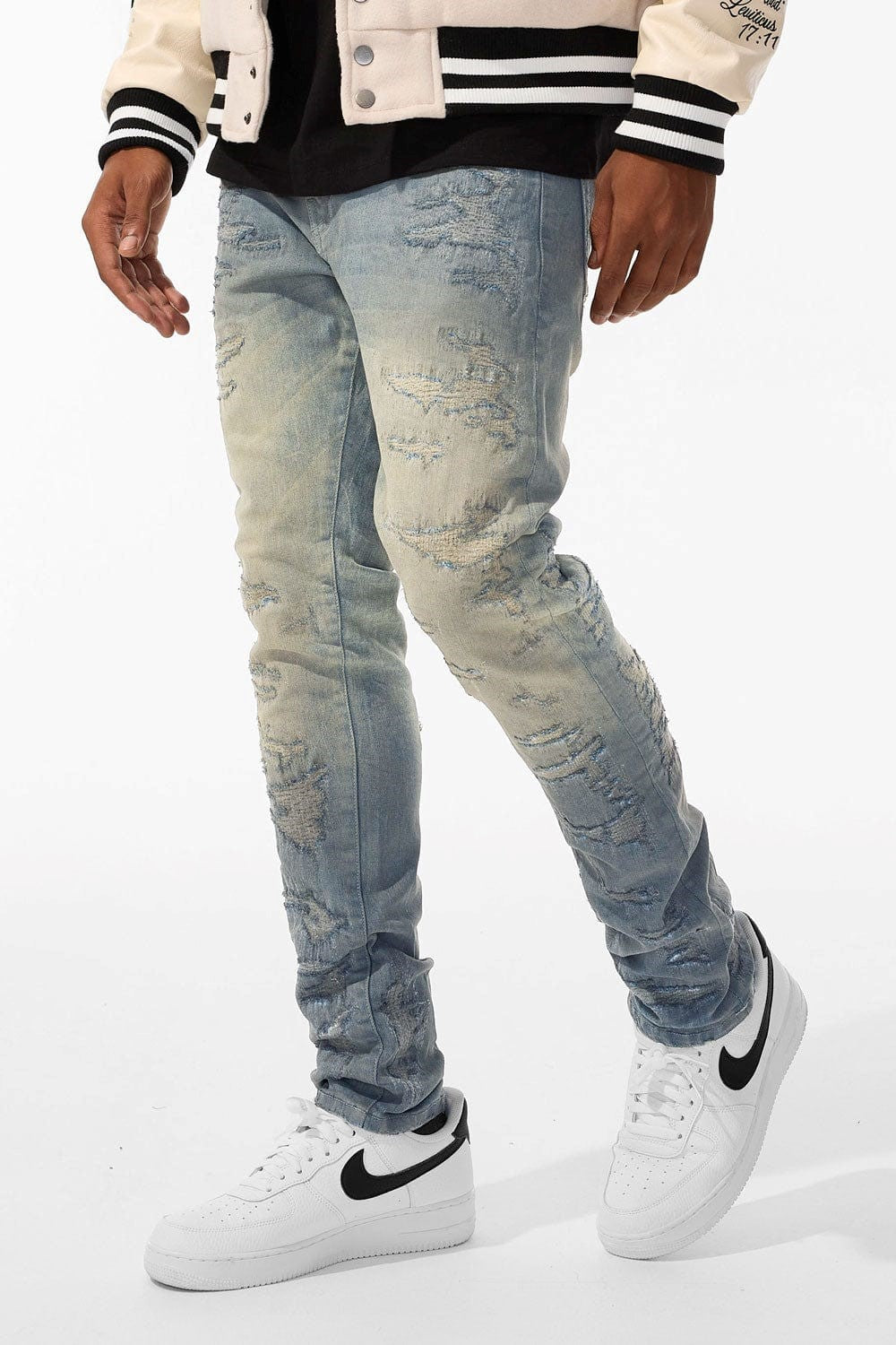 MENS JORDAN CRAIG ROCKAWAY DENIM (SANDSTORM)