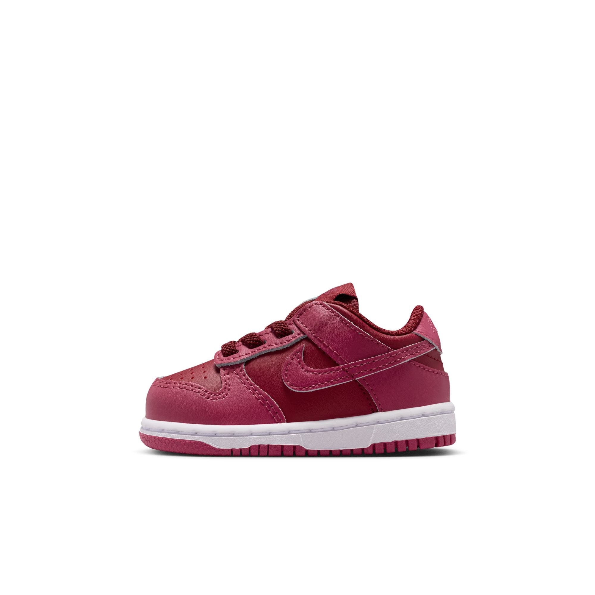 KIDS NIKE DUNK LOW TDE (TEAM RED/SWEET BEET/WHITE)
