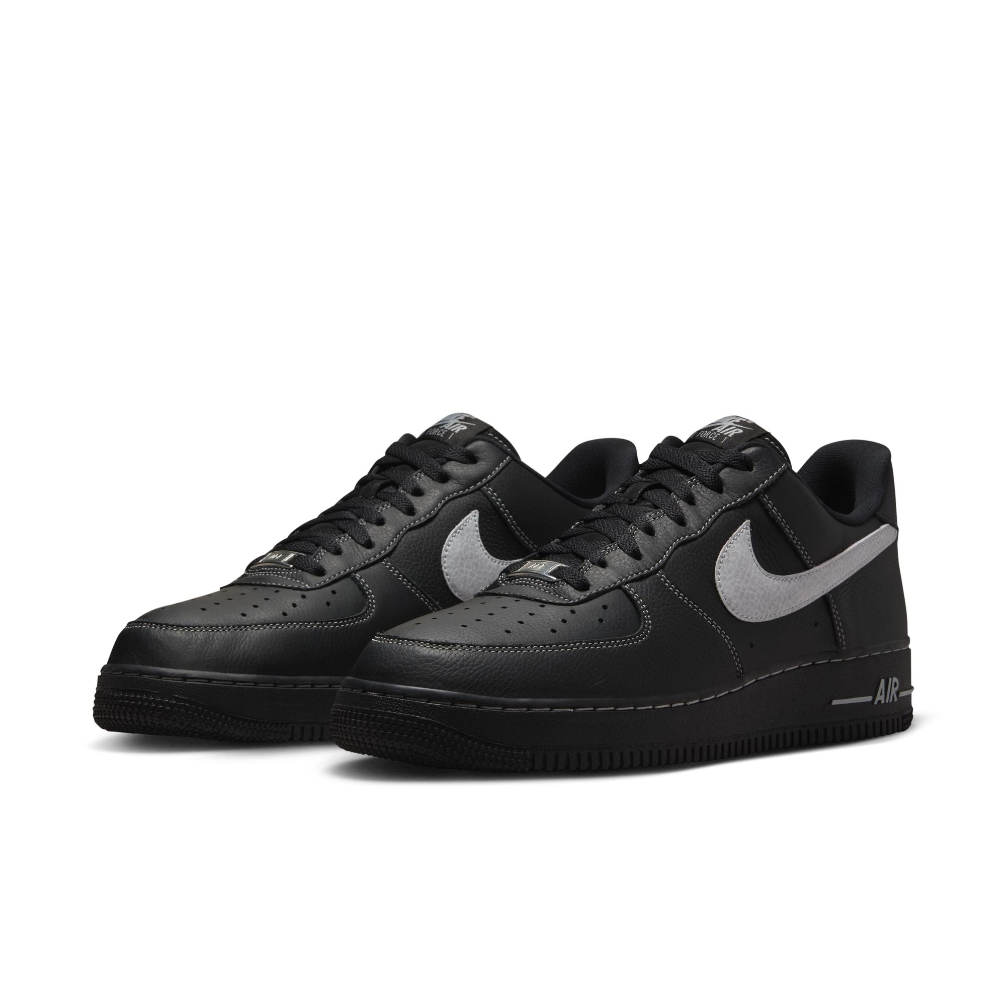 MENS NIKE AIR FORCE 1 '07 LV8 (BLACK/WOLF GREY)