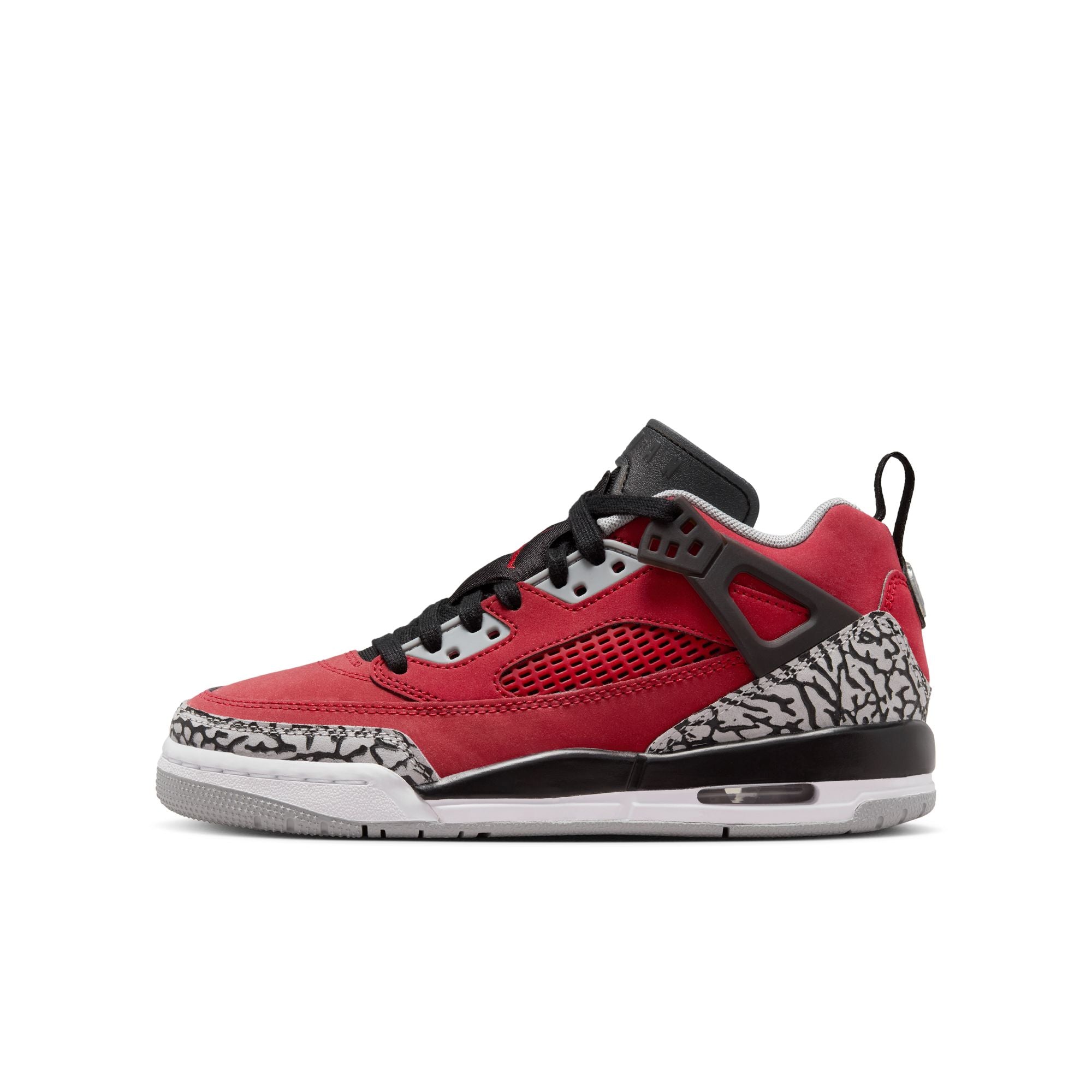 KIDS JORDAN SPIZIKE LOW GS (GYM RED/BLACK/WOLF GREY)