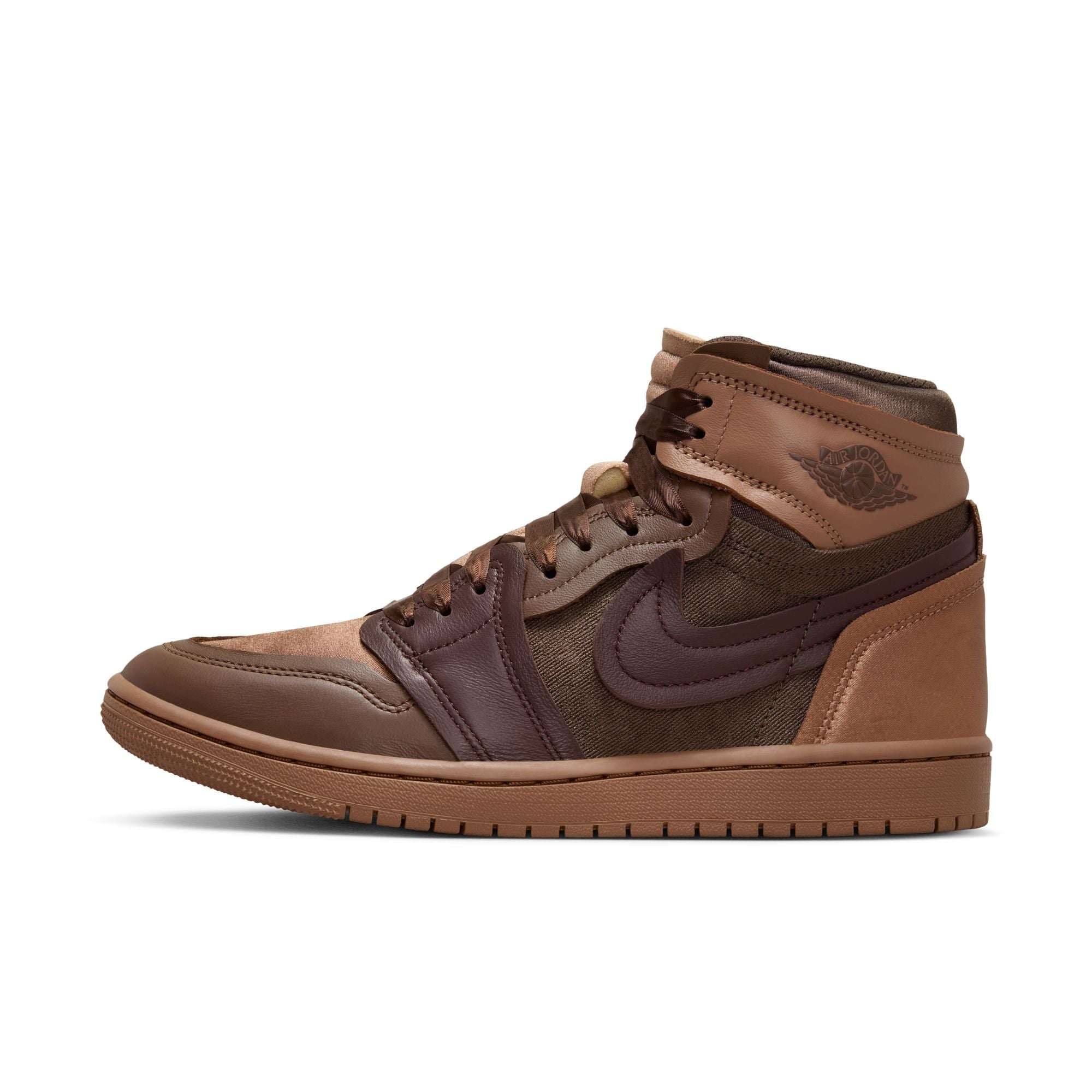 WOMENS AIR JORDAN 1 MM HIGH (ARCHAEO BROWN)