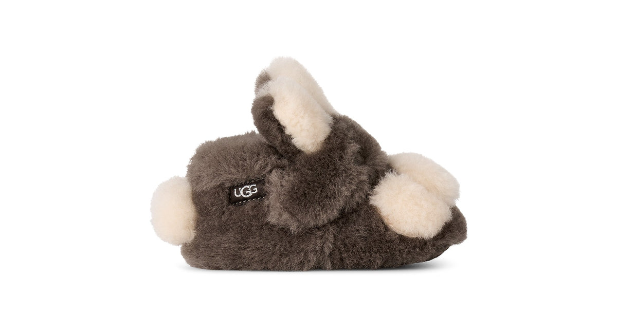 KIDS UGGS BABY HOP SLIPPER (SLATE)