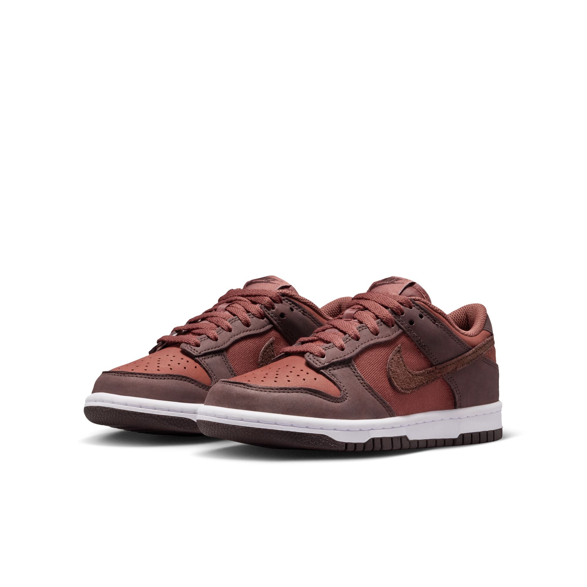 KIDS NIKE DUNK LOW SE GS (RED SEPIA/BROWN BASALT)