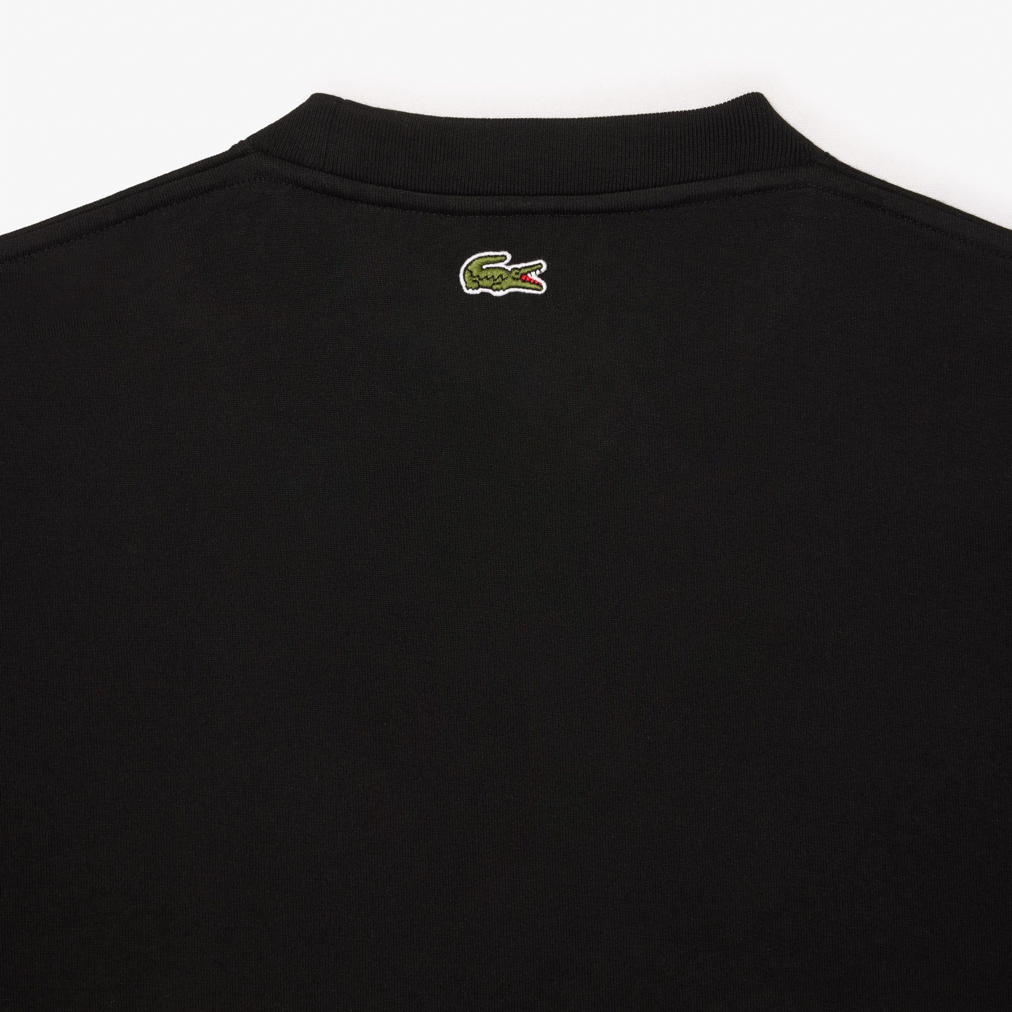 MENS LACOSTE CLASSIC FIT COTTON JERSEY T-SHIRT (BLACK)