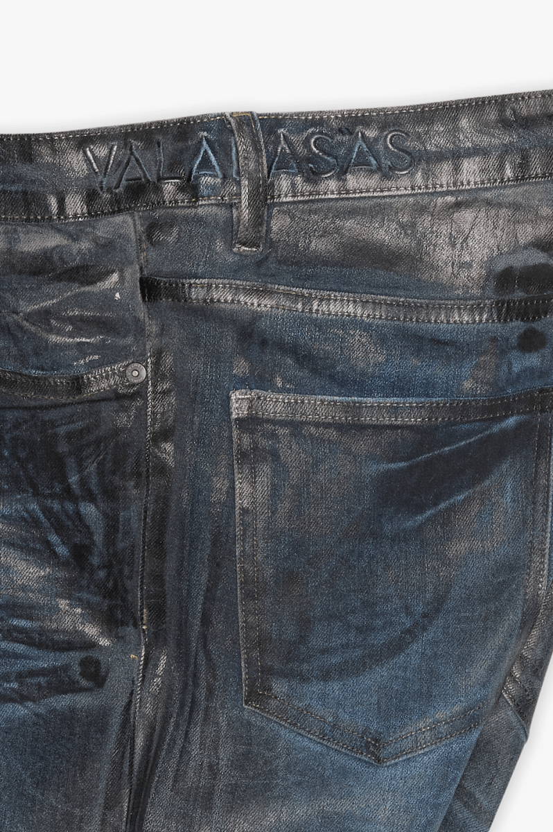 MENS VALABASAS "MR.FLEX" JEAN (DIRTY INDIGO WAXED)