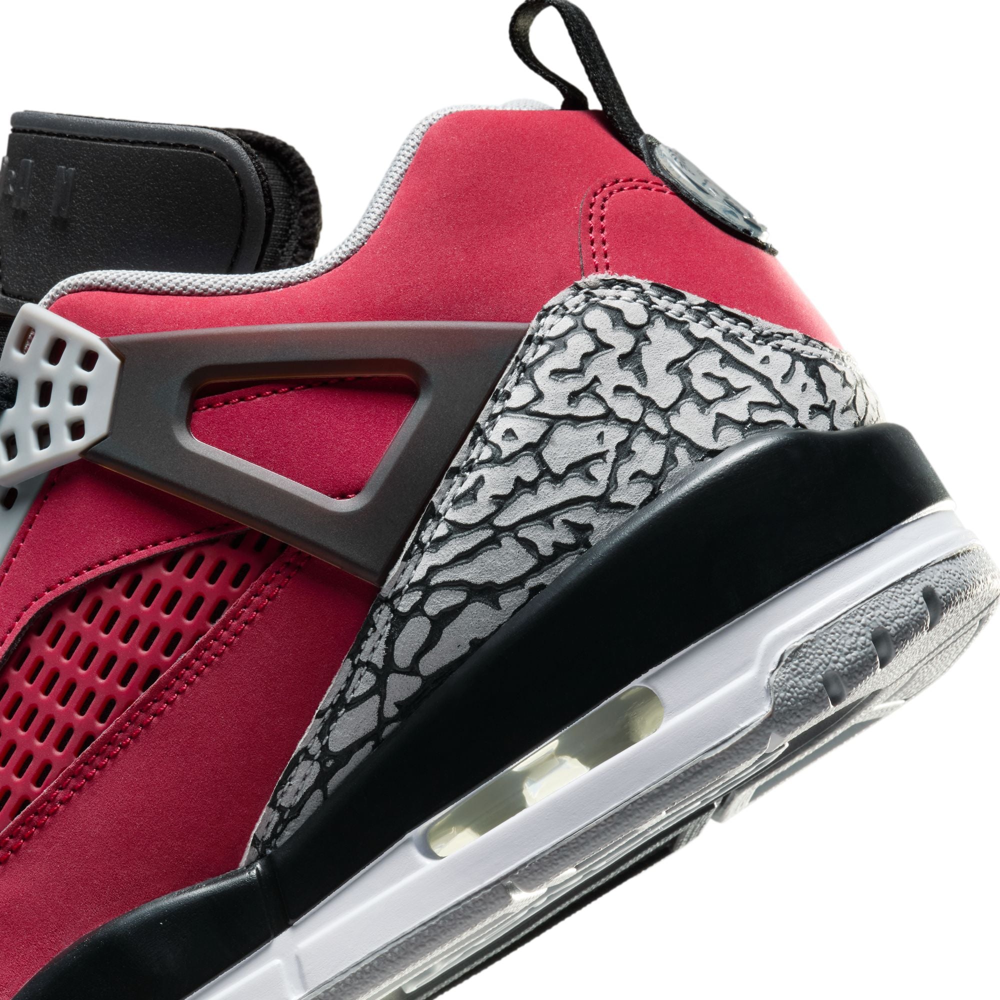 MENS JORDAN SPIZIKE LOW (GYM RED/BLACK/WOLF GREY)