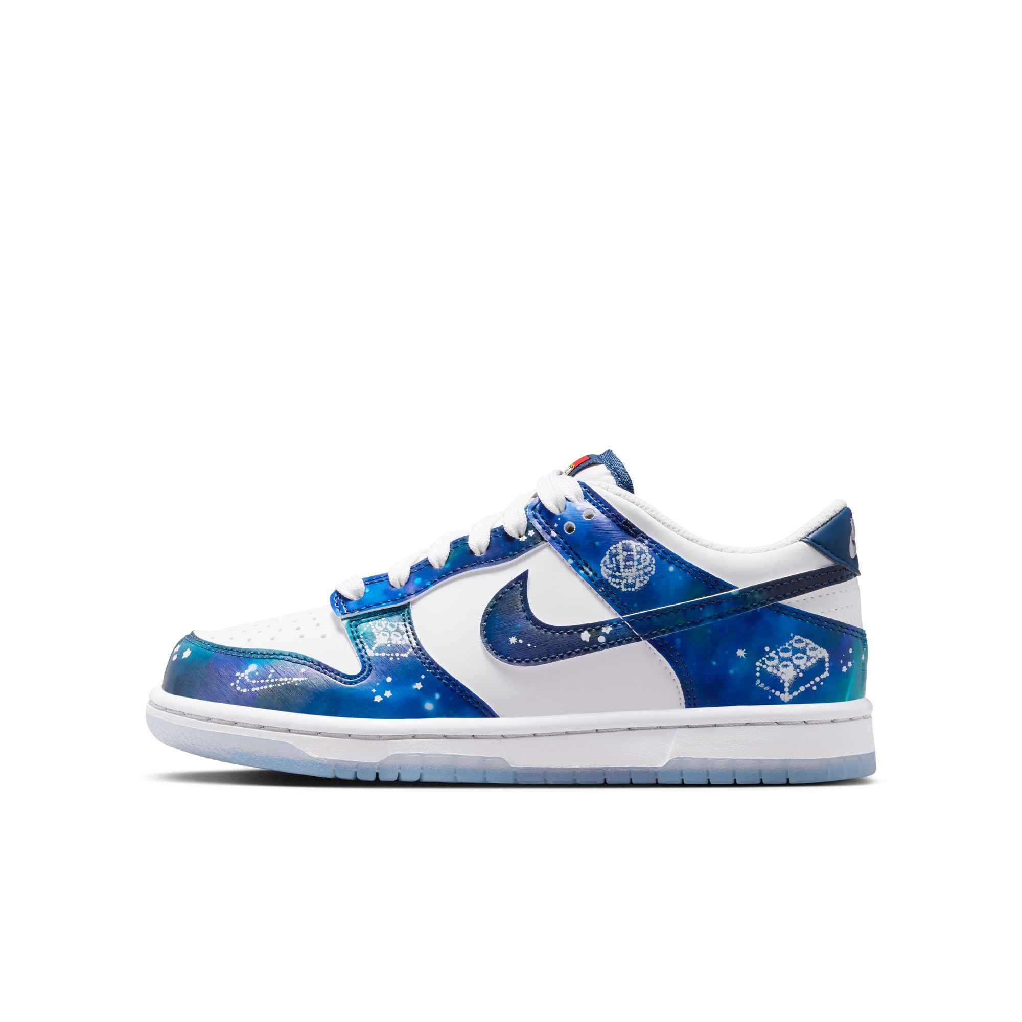 KIDS NIKE DUNK LOW X LEGO COLLECTION GS (WHITE/MULTI-COLOR/BRAVE BLUE)