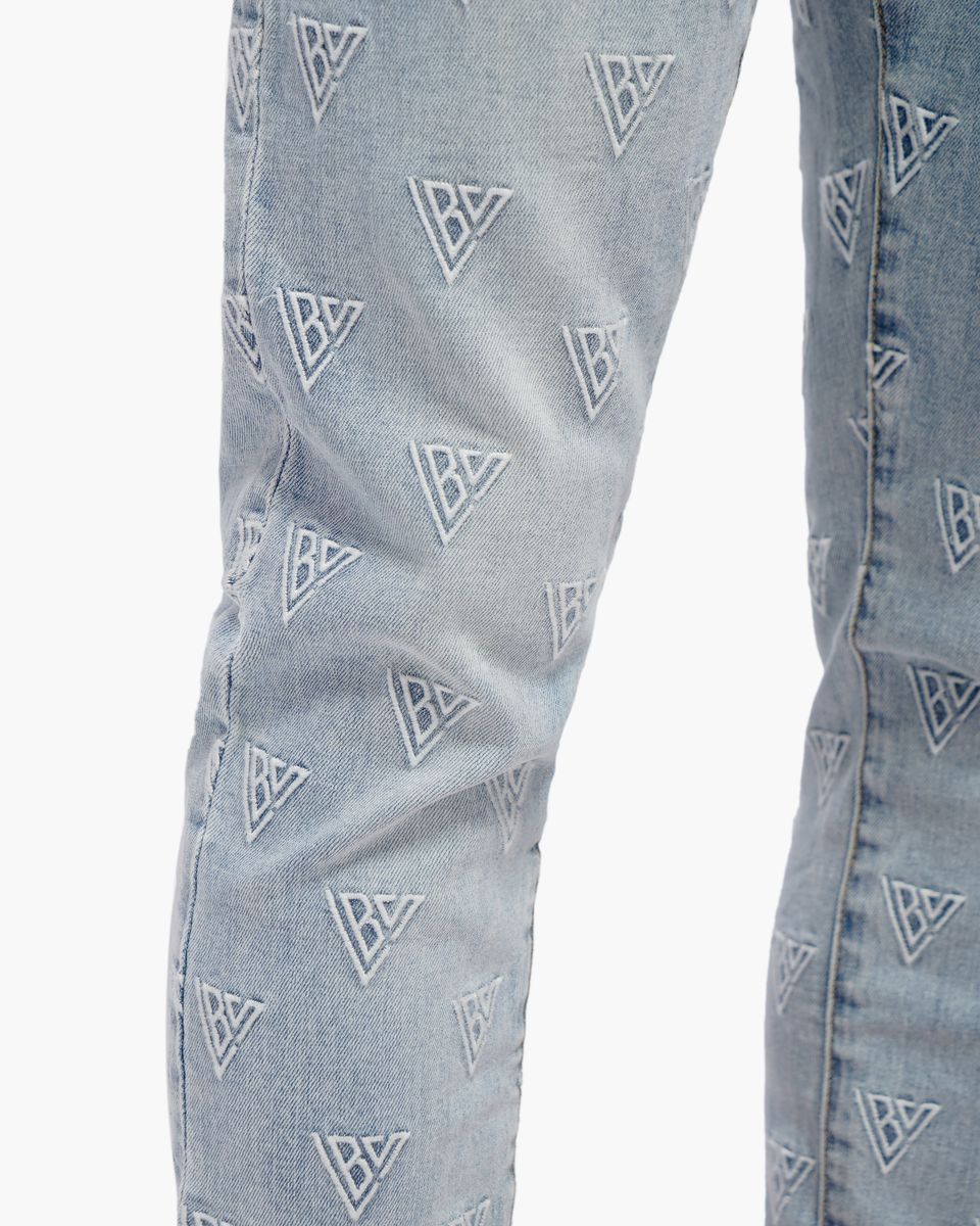 MENS VALABASAS CAELUNE SKINNY JEAN (LIGHT BLUE)