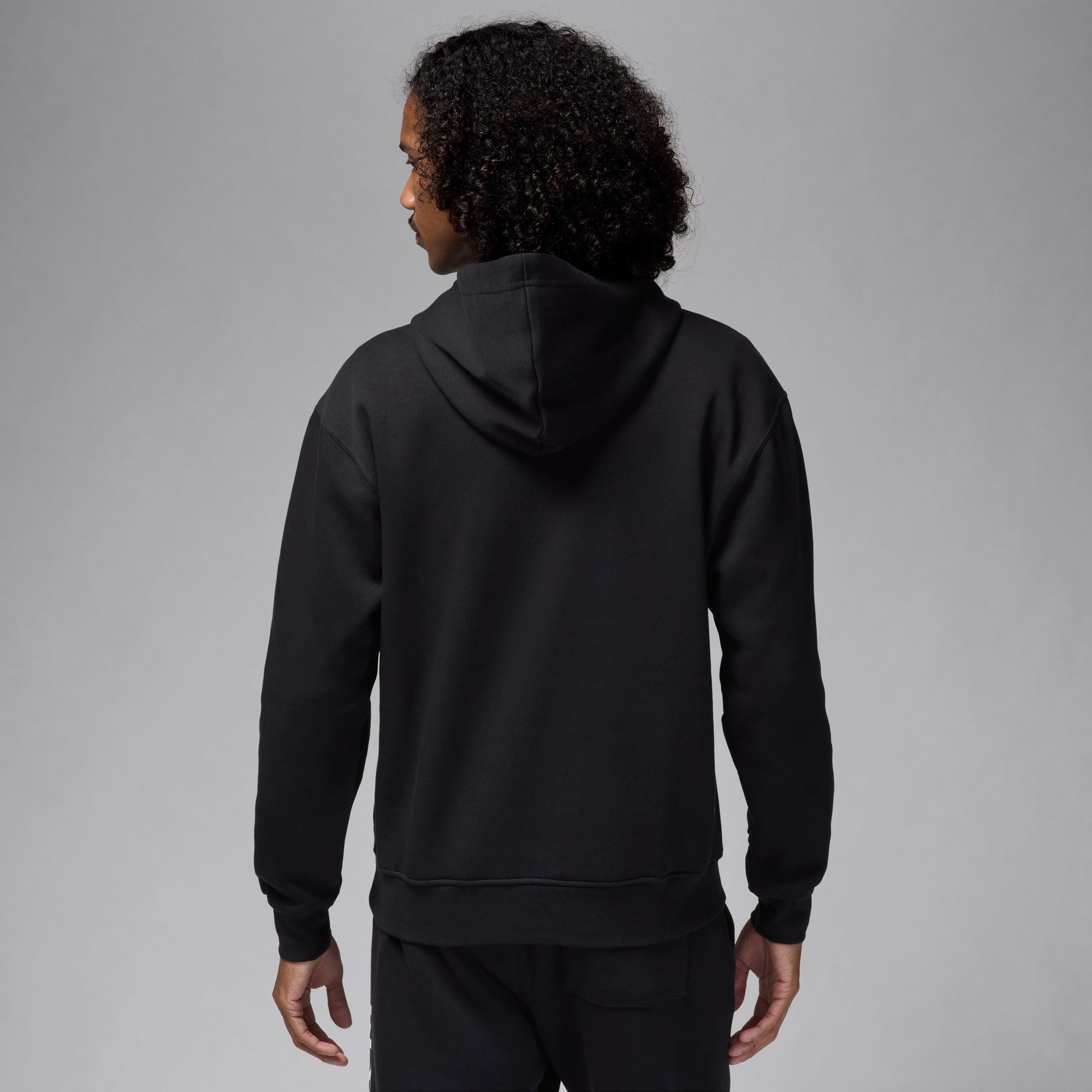 MENS JORDAN ESSENTIALS STRETCH HOODIE (BLACK/WHITE)