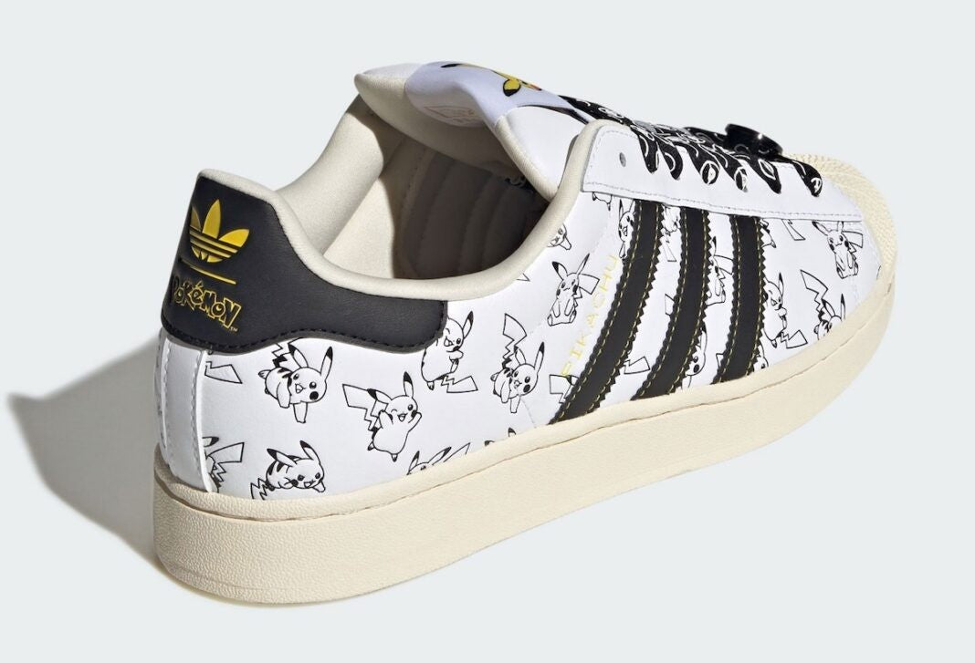 MENS POKÉMON X ADIDAS SUPERSTAR II (PIKACHU-WHITE)