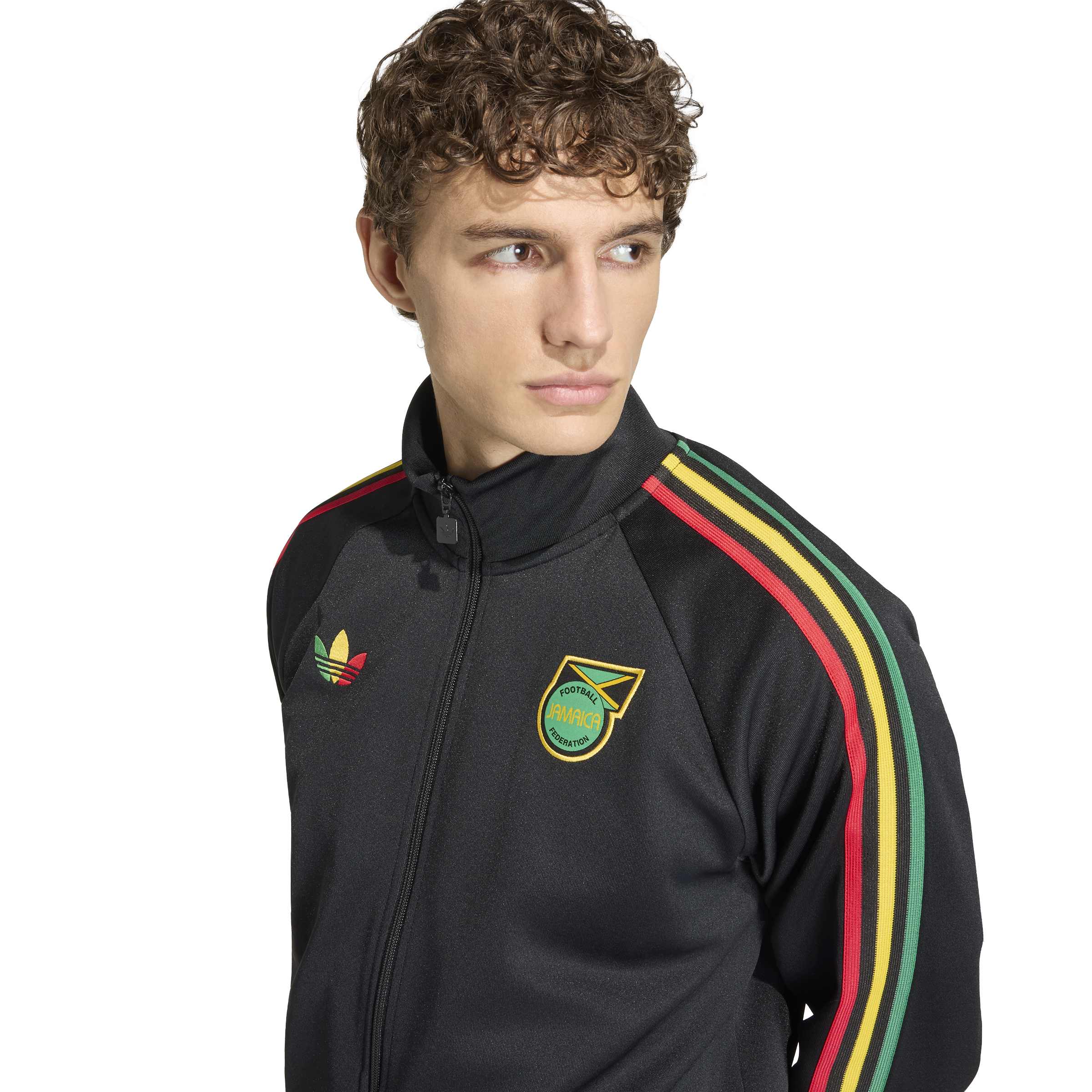 MENS ADIDAS JAMAICA X BOB MARLEY TRACKSET (BLACK)