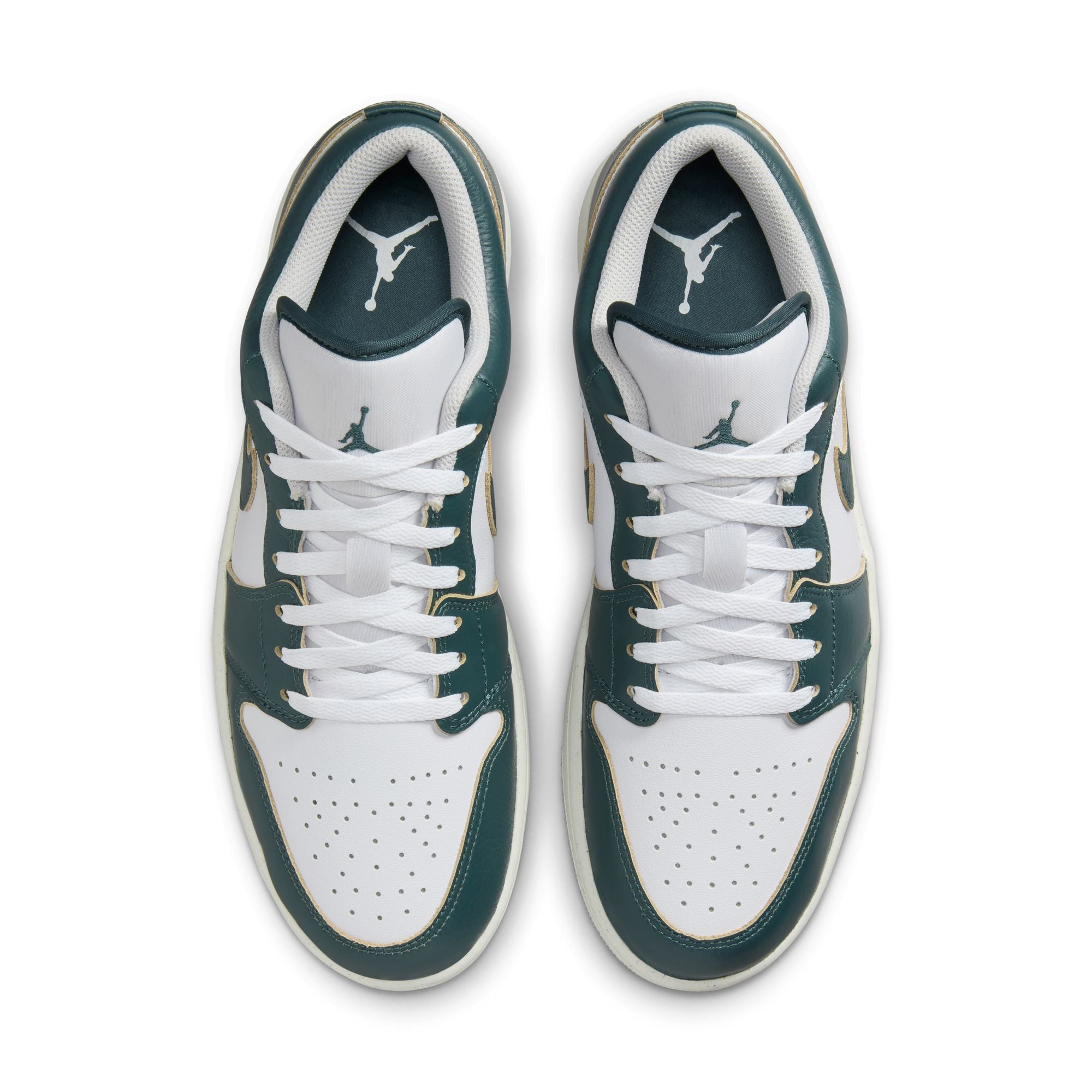 MENS AIR JORDAN 1 LOW SE (OXIDIZED GREEN/WHITE/SAIL)