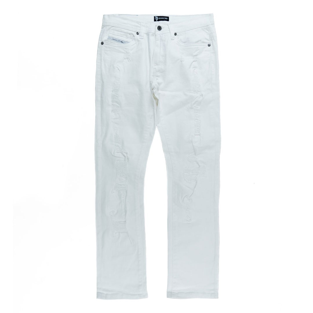 MENS MAKOBI MORELI JEAN (WHITE)