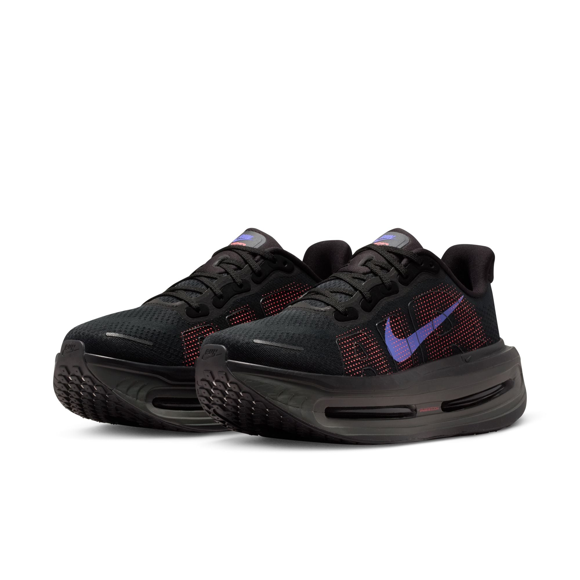 WOMENS NIKE VOMERO PREMIUM (BLACK/SAPPHIRE/HOT LAVA/ANTHRACITE)