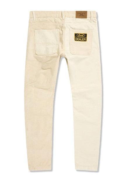 MENS JORDAN CRAIG LOCAL DEALER DUCK CANVAS CARPENTER PANT (NATURAL)