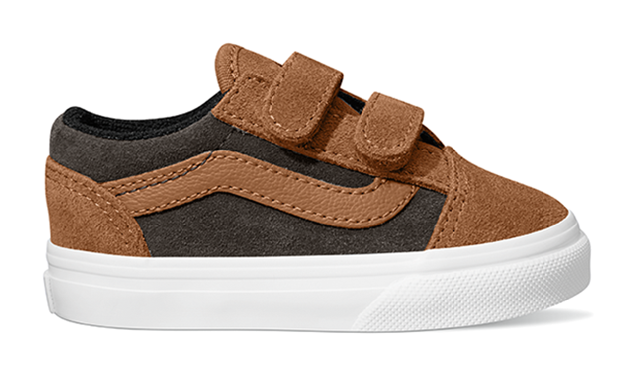 Toddler Old Skool V Shoe (Tan/Black)