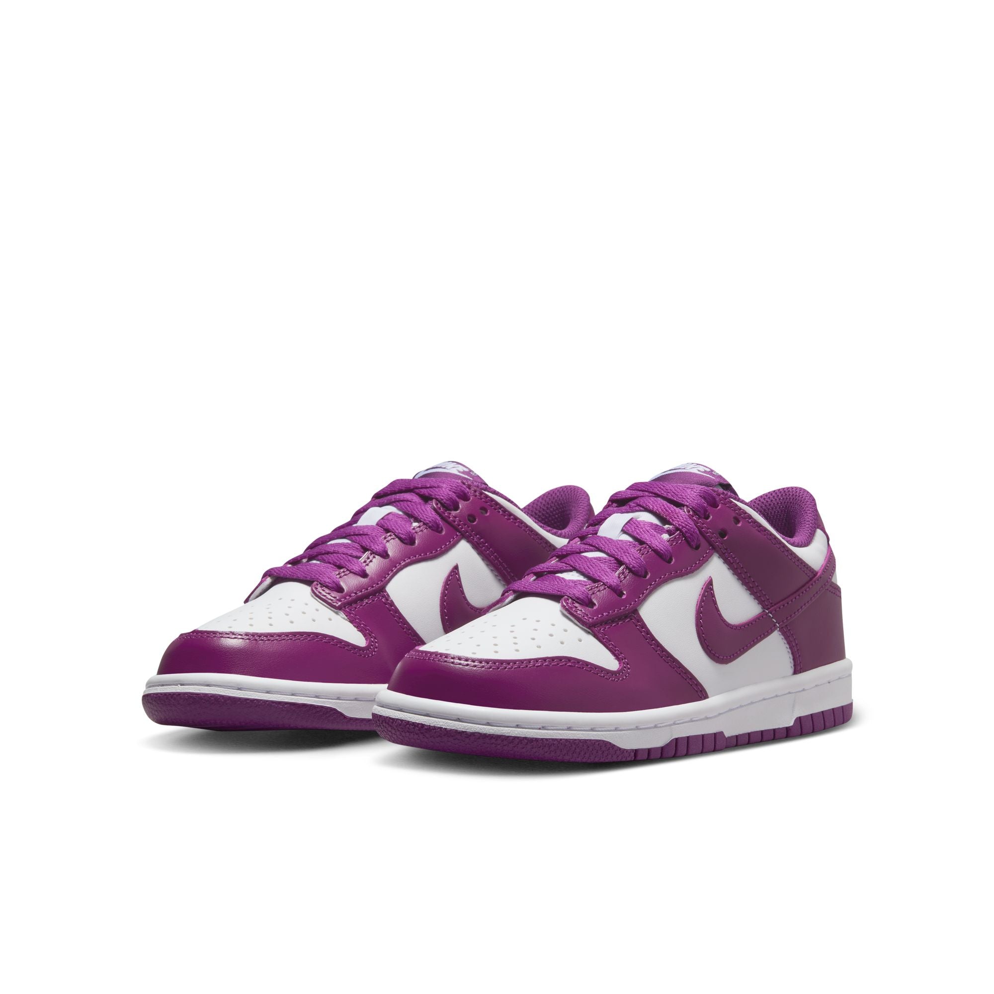 KIDS NIKE DUNK LOW GS (WHITE/VIOTECH)