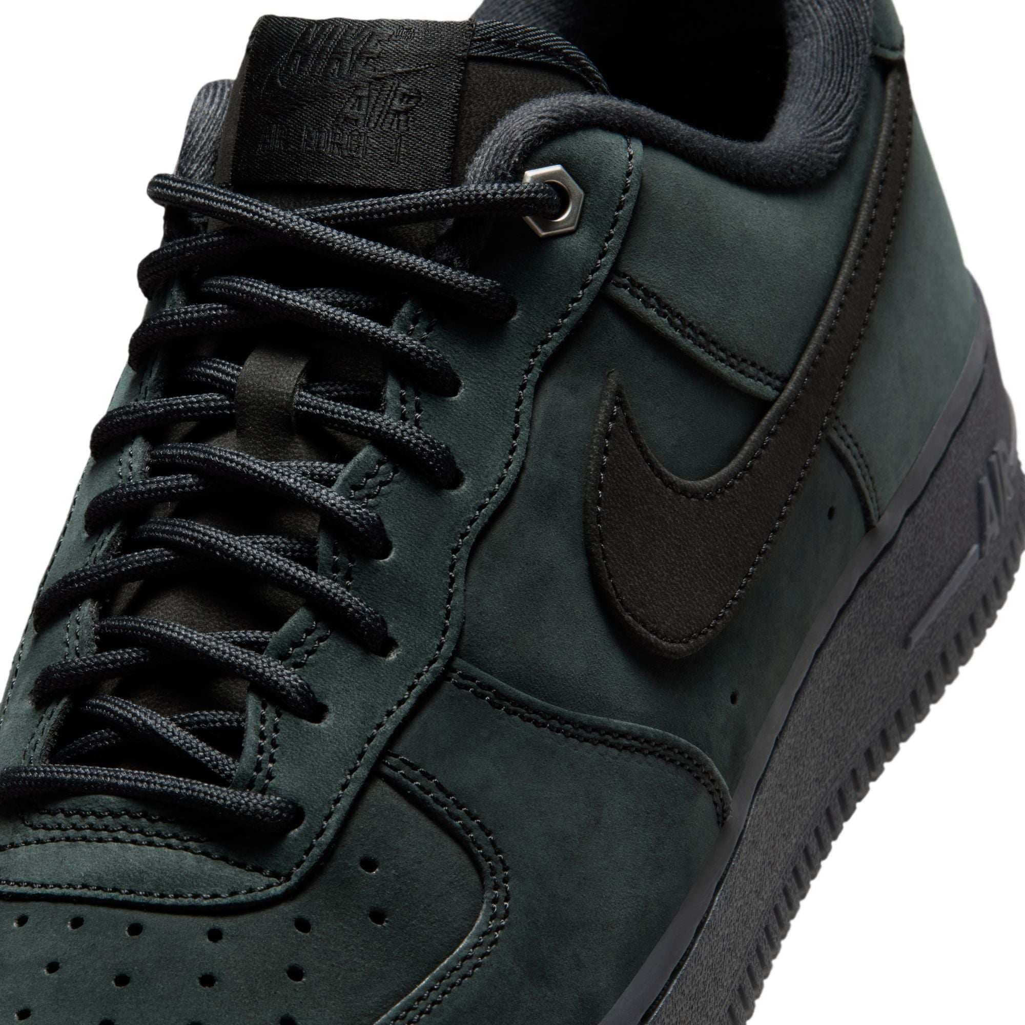 MENS NIKE AIR FORCE 1 '07 WB (BLACK NUBUCK)