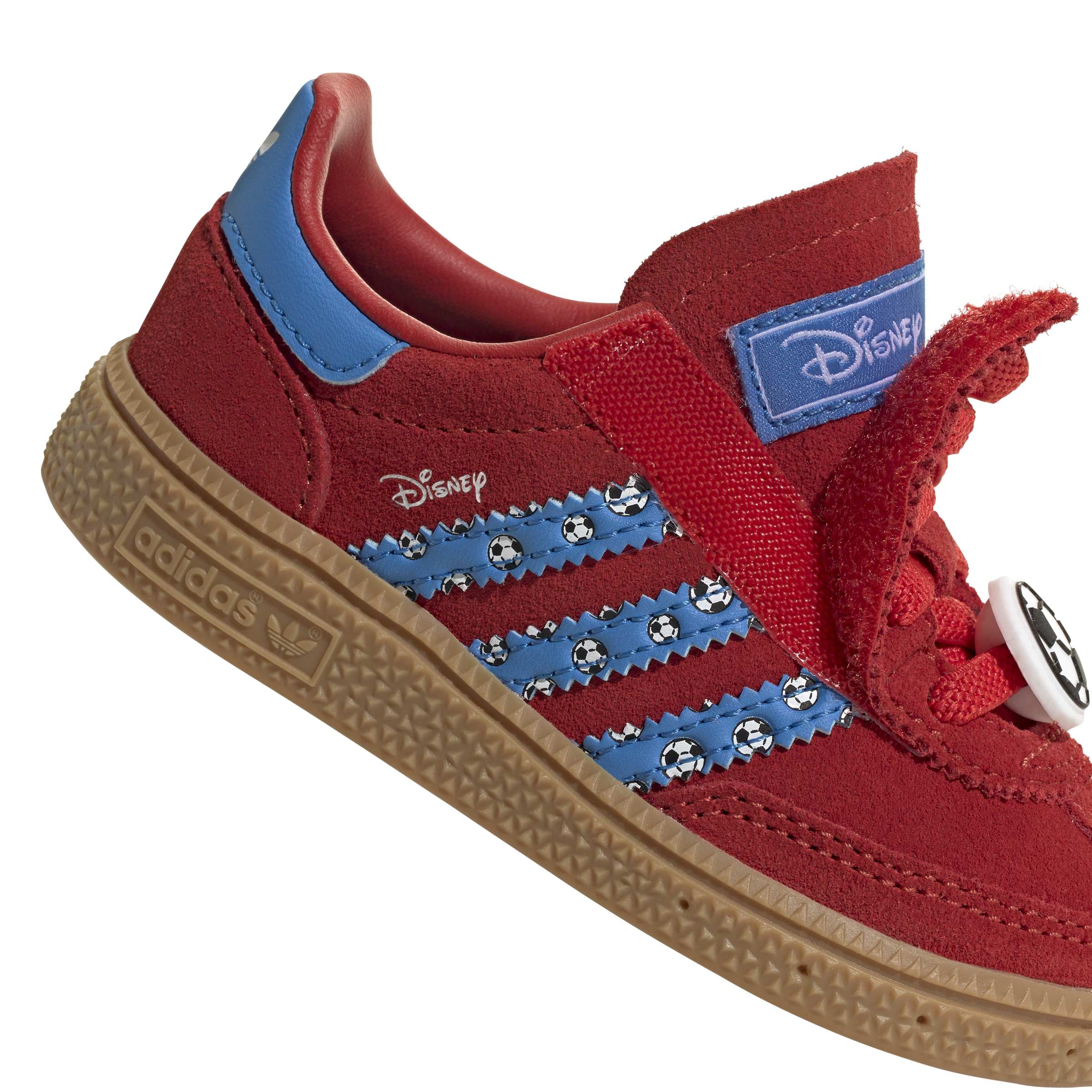 KIDS ADIDAS DISNEY X HANDBALL SPEZIAL CF EL I (RED LUCID/RAY BLUE)
