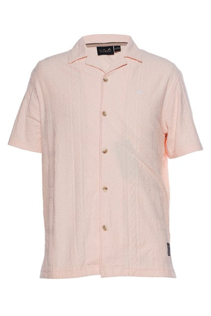 ASTON | MENS BUTTON UP (PALE PEACH)