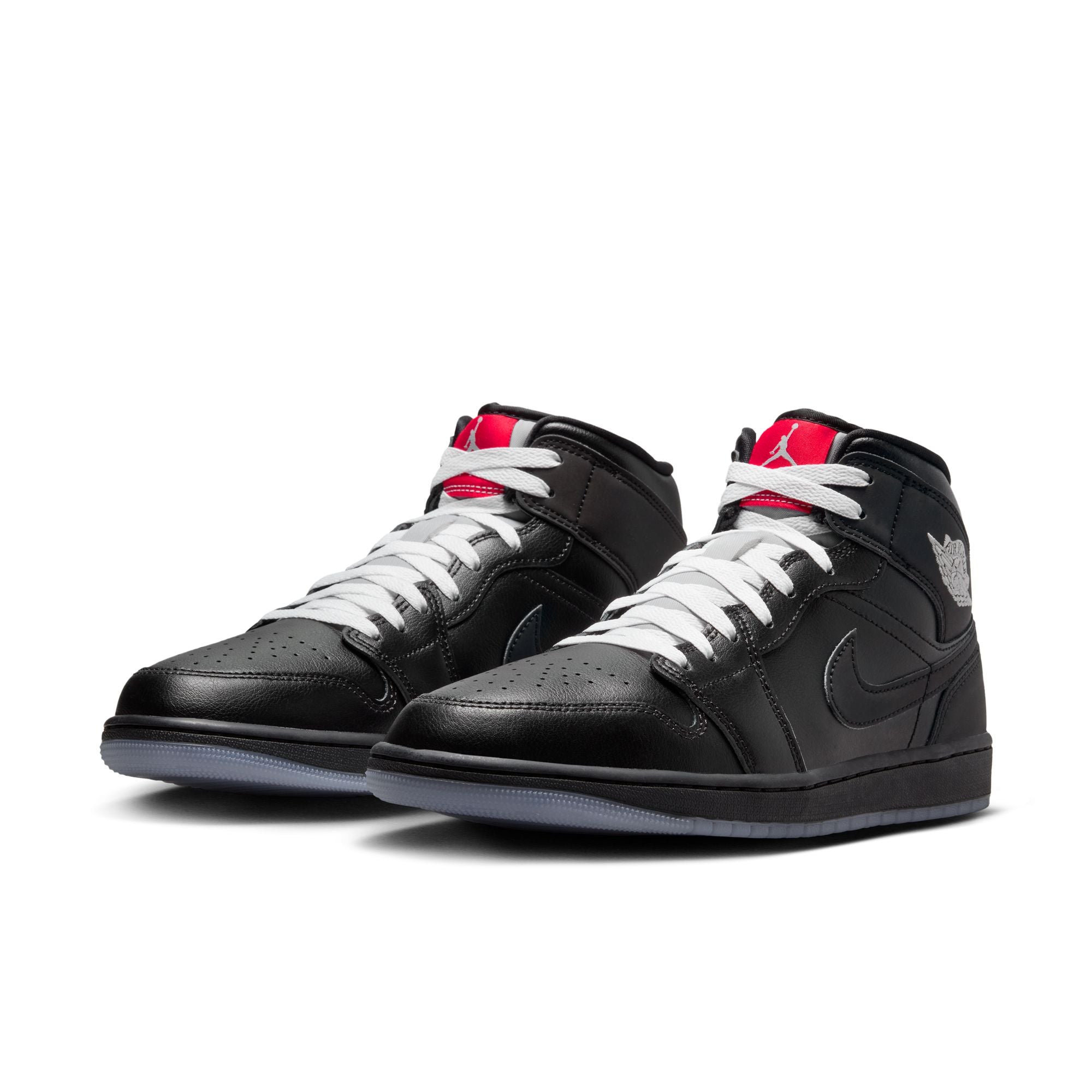 MENS AIR JORDAN 1 MID SE (BLACK METALLIC REIMAGINED)