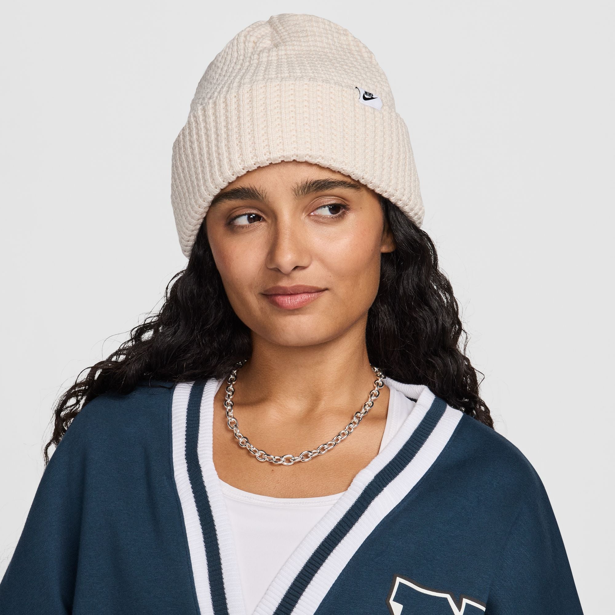 UNISEX NIKE PEAK BEANIE (LT OREWOOD BRN)