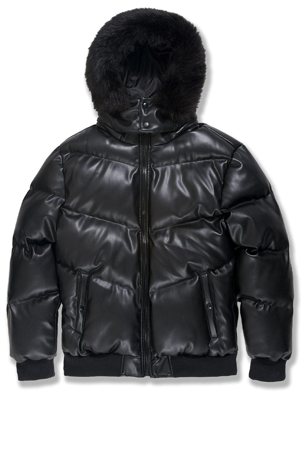 MENS JORDAN CRAIG THRILLER PUFFER JACKET (BLACK)